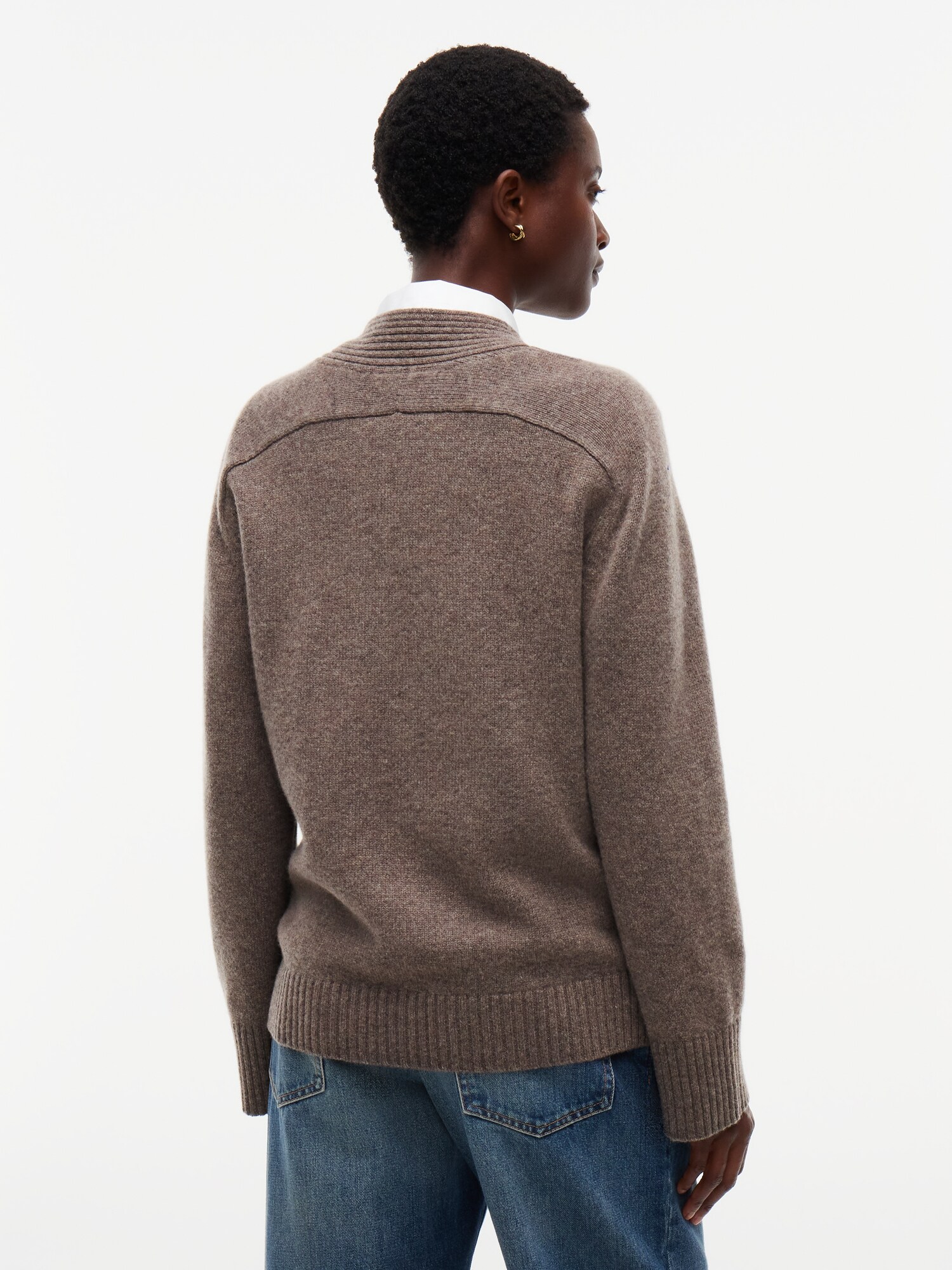 TOMMY HILFIGER Jersey marrón moteado – imagen 3