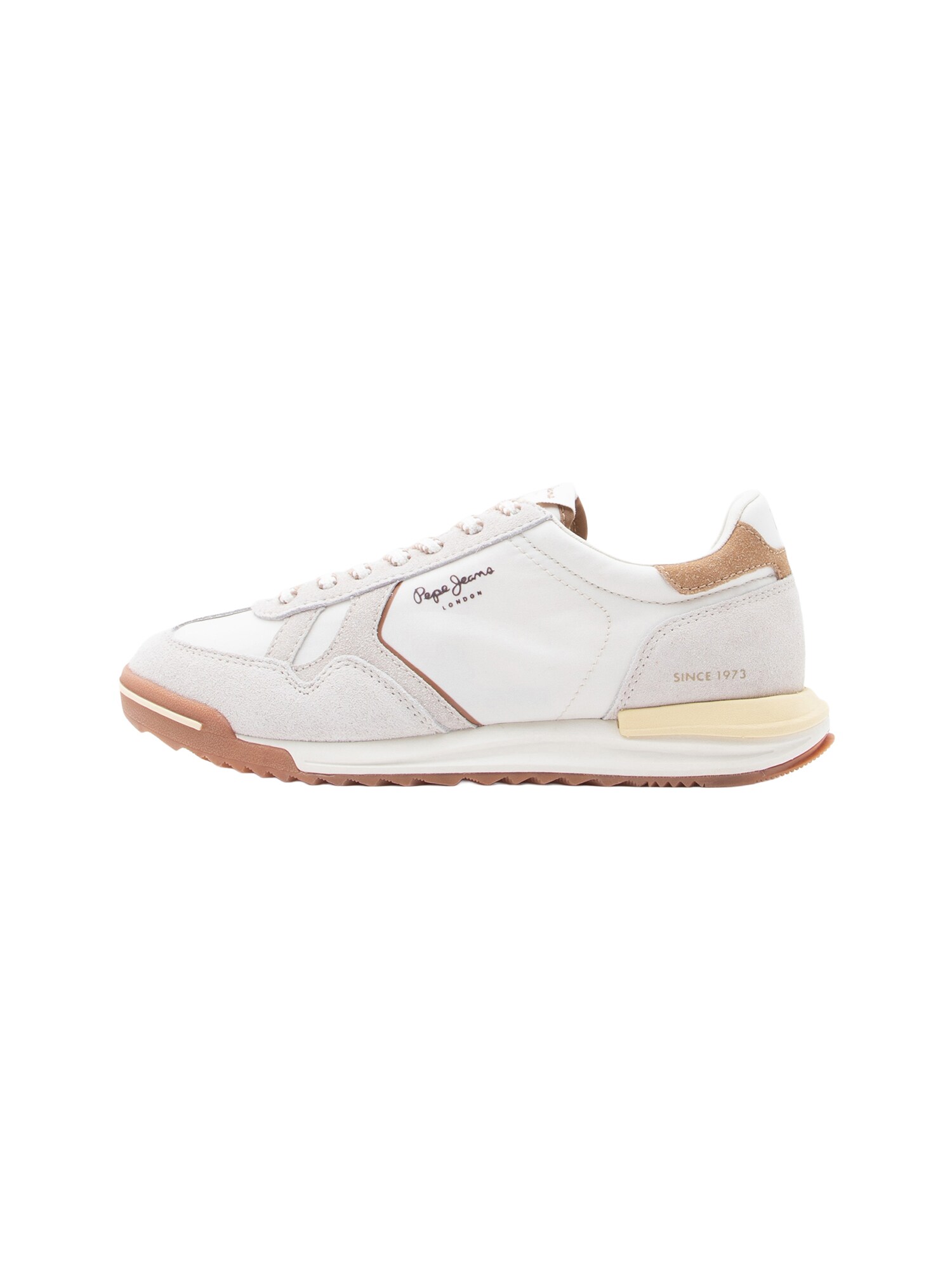 Pepe Jeans Sneaker low 'MARVIN LIGHT'  maro cămilă / alb kitt / alb
