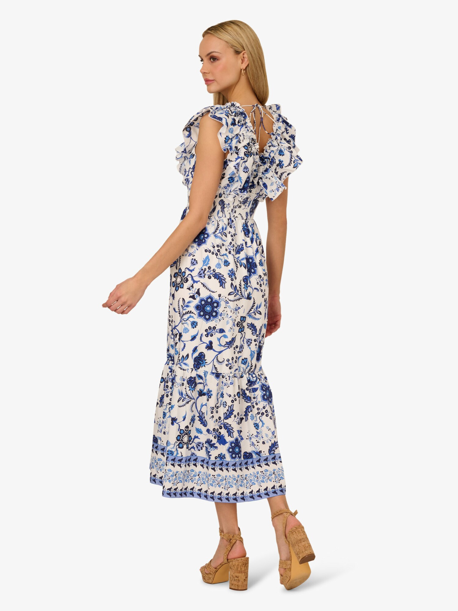 Thumbnail - Sommerkleid 'Printed Ruffle Midi Dress'