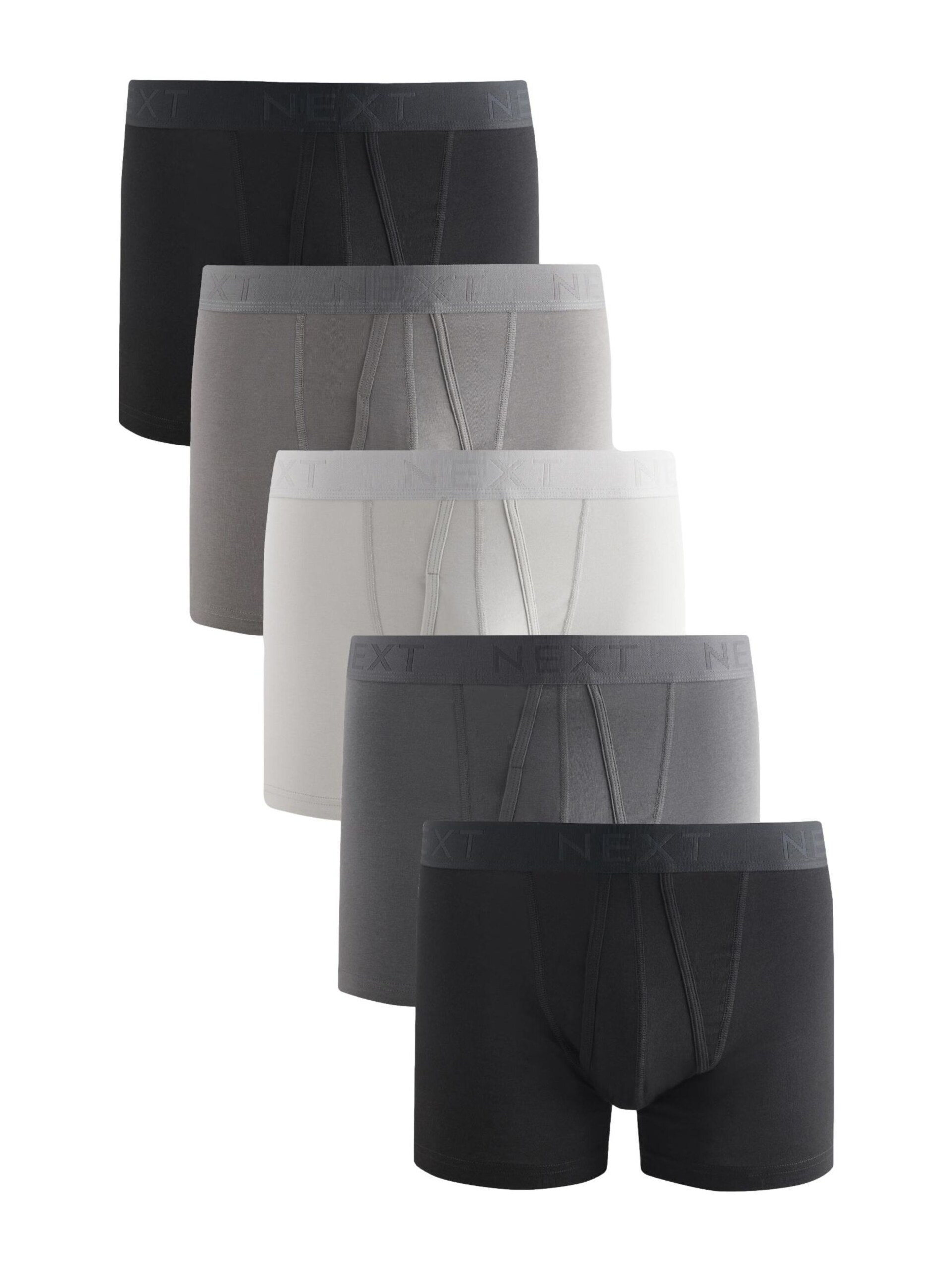 Next Boxershorts grå / ljusgrå / mörkgrå / svart herr