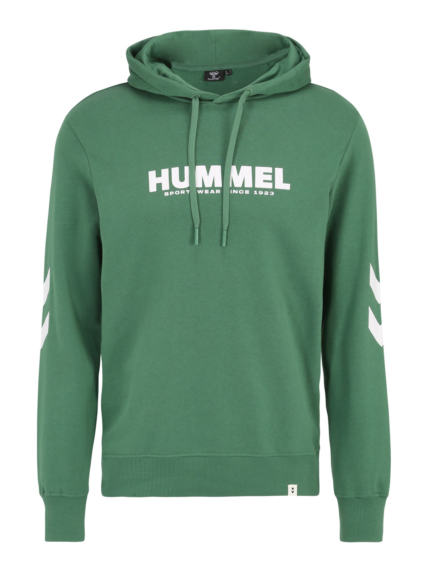 Hummel Športová mikina  trávovo zelená / biela