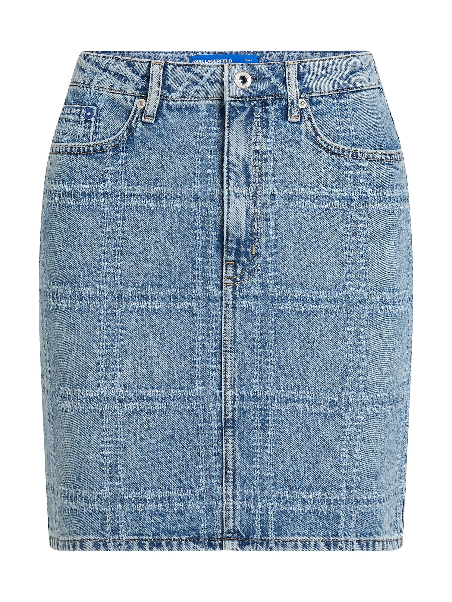 KARL LAGERFELD JEANS Sukňa  modrá denim