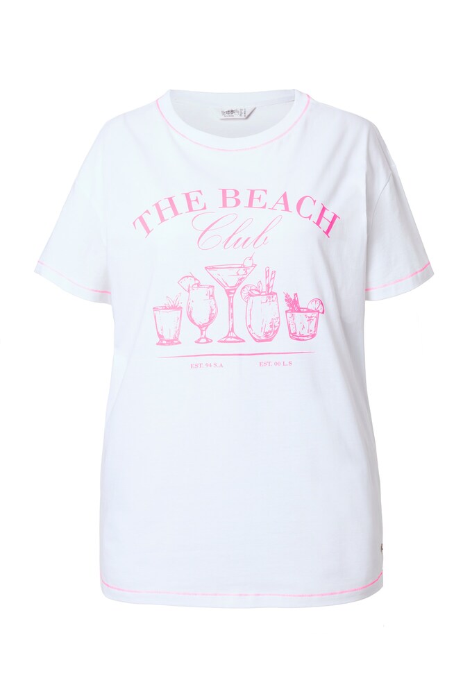 Angel of Style Shirt Damen Größe 7XL neonpink / weiß