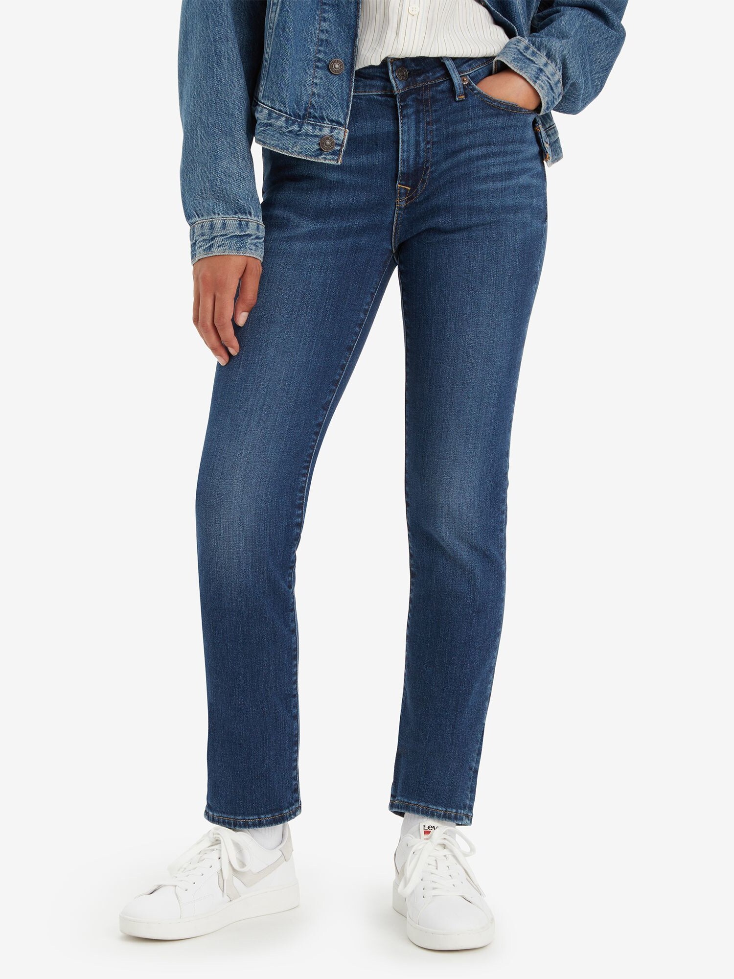 LEVIS ® Jeans 712™ Slim Welt Pocket  albastru închis