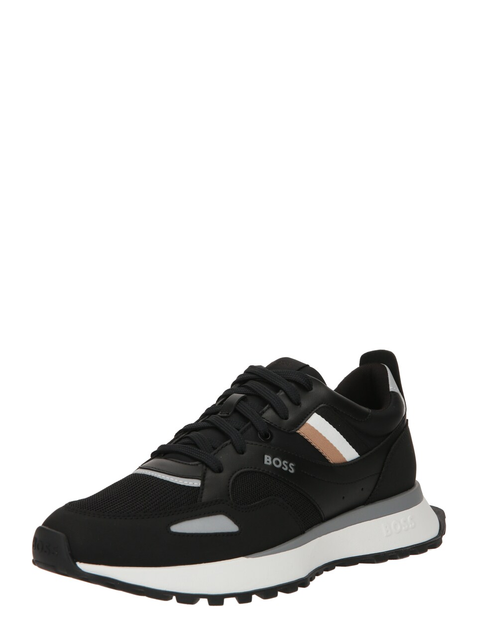 Låg sneaker chamois / grå / svart