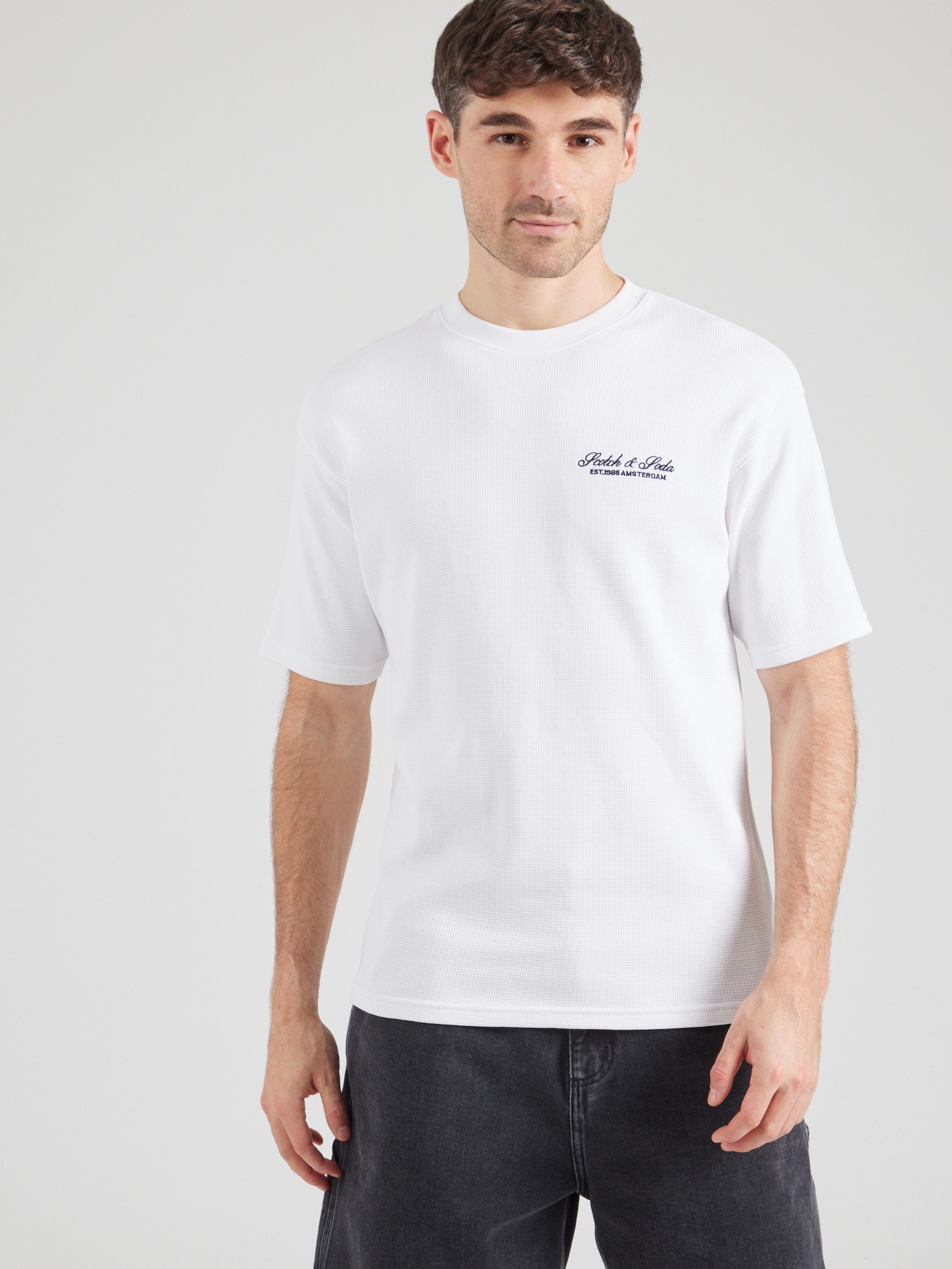SCOTCH & SODA Póló  fekete / fehér termék 2. képe