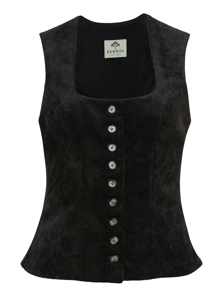 BERWIN & WOLFF Trachtenmieder Damen Größe XXS schwarz