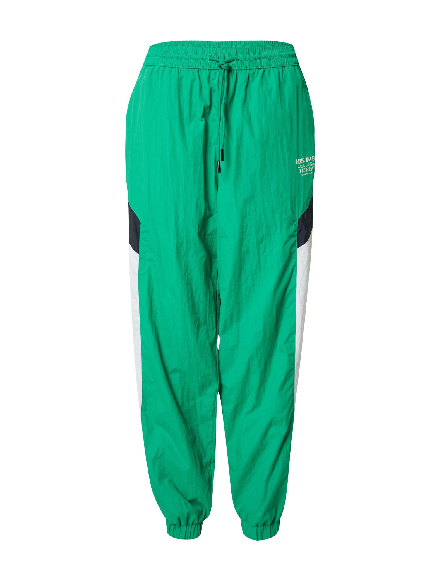 LTB Pantaloni MELALE  albastru marin / verde / alb