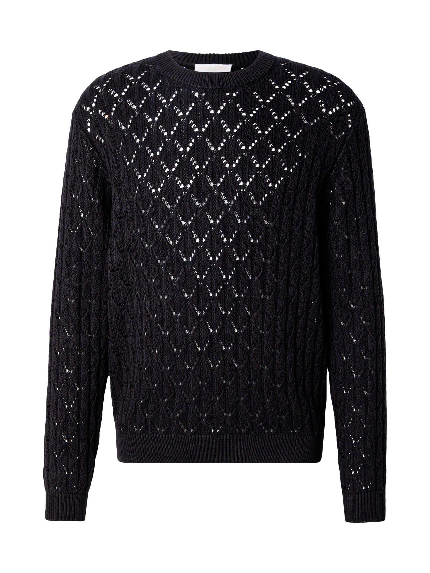 JACK & JONES Sveter 'JORGRAMERCY'  čierna