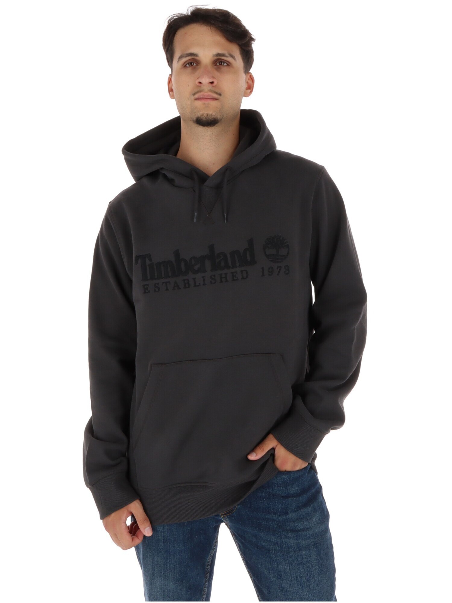 TIMBERLAND Sudadera chocolate / negro – imagen 1