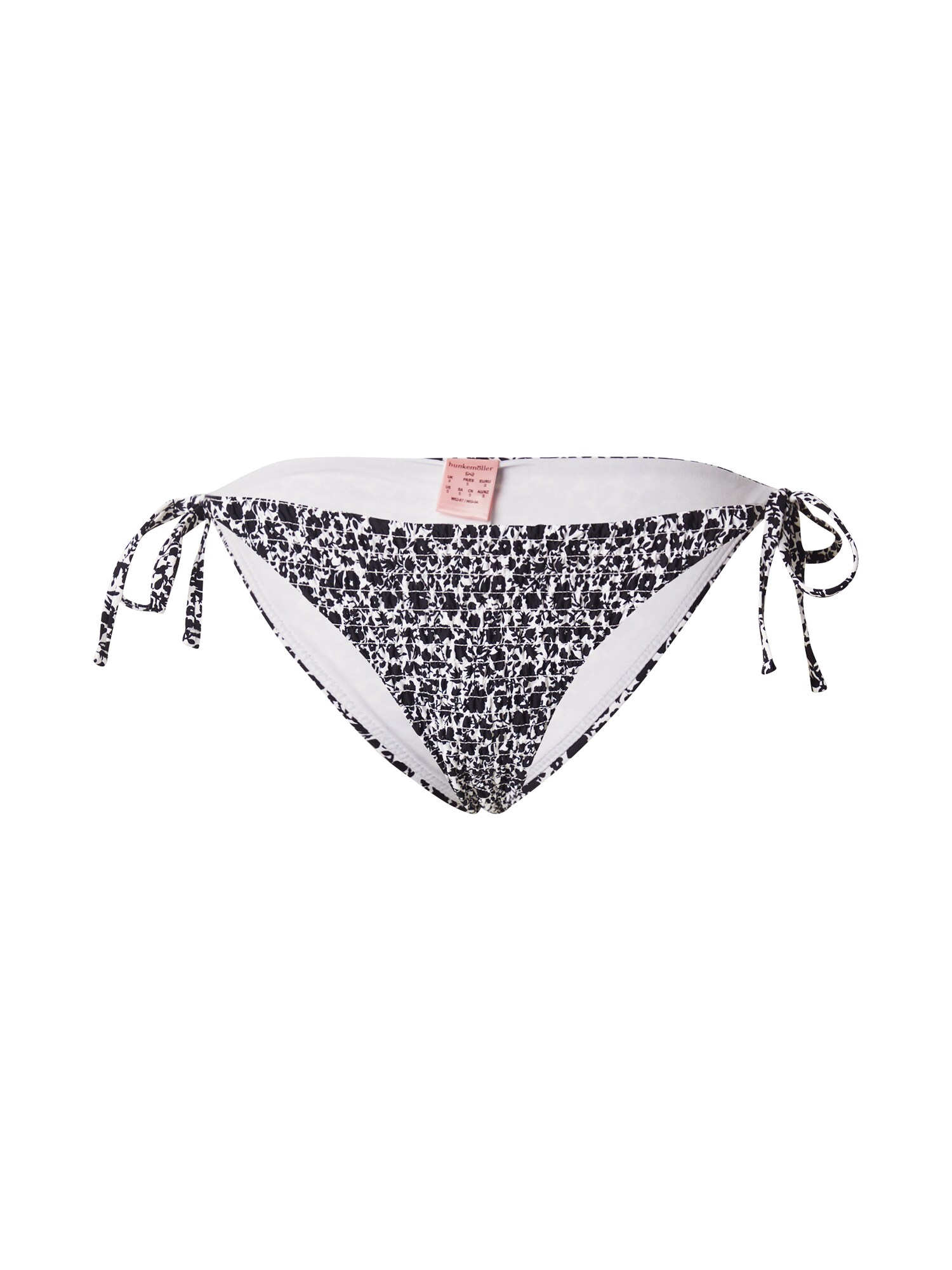 Hunkemöller Bikini nadrágok 'Lobos'  fekete / fehér akciós termékkép 1