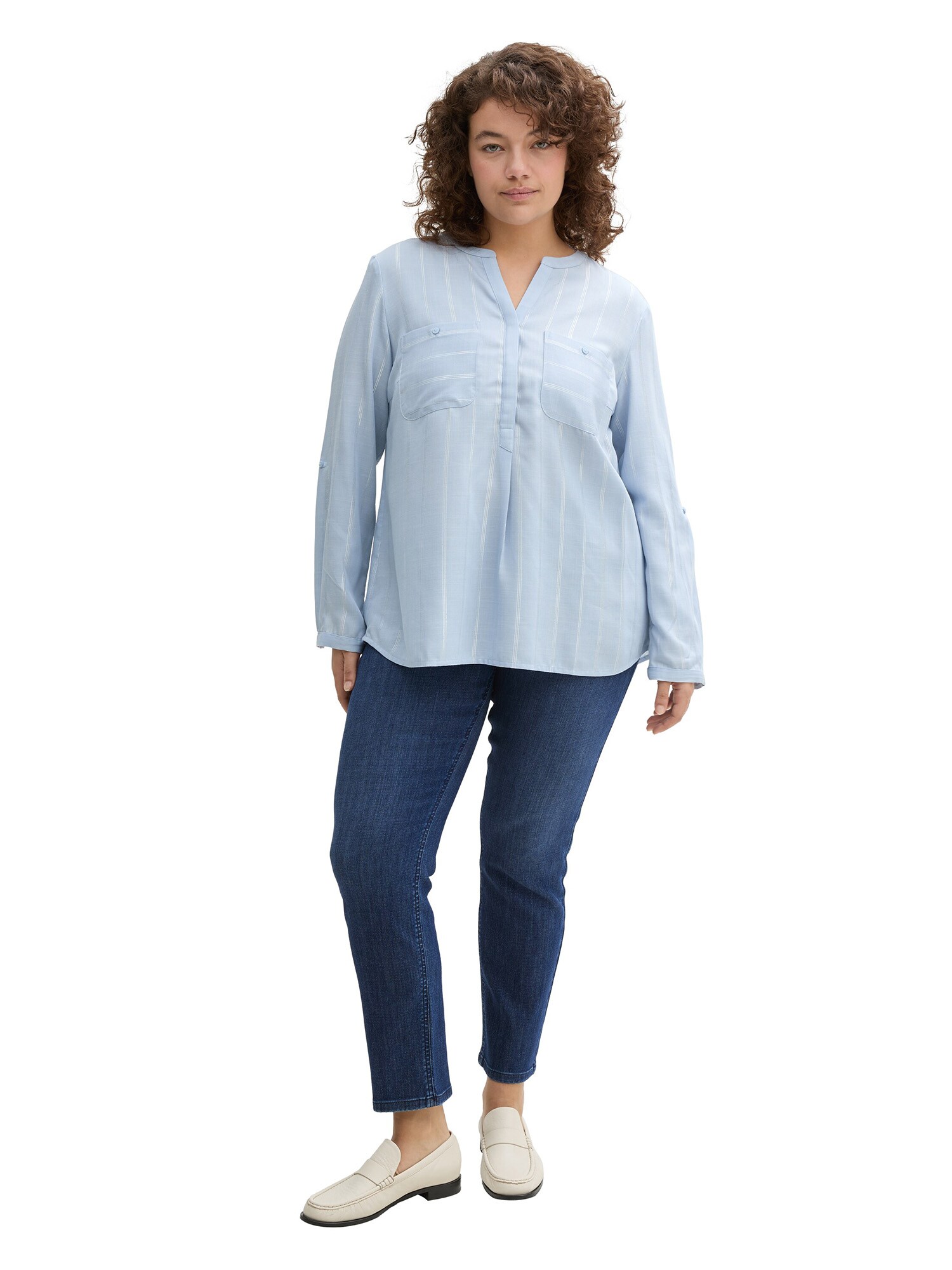 Tom Tailor Women + Džínsy modrá denim (obrázok 4)