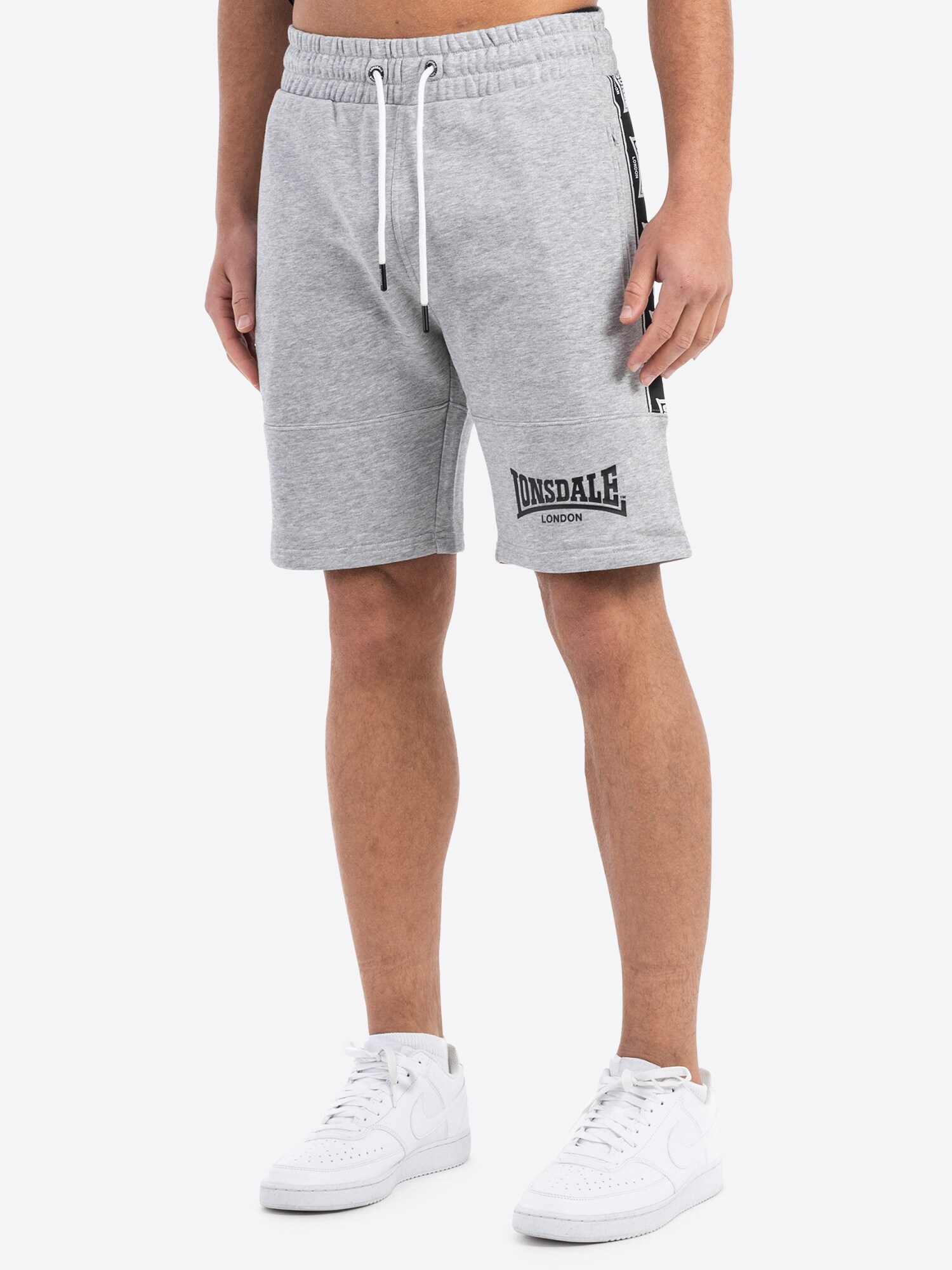 LONSDALE Nadrág  szürke / világosszürke / fekete termék 2. képe
