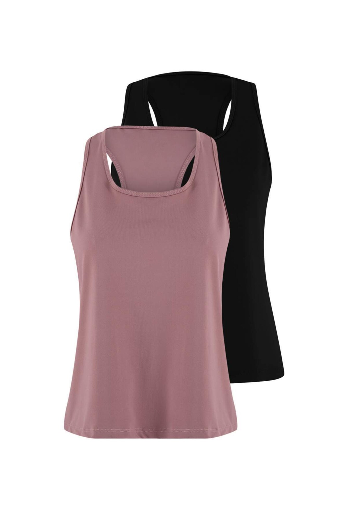 Trendyol Top roz pal / negru
