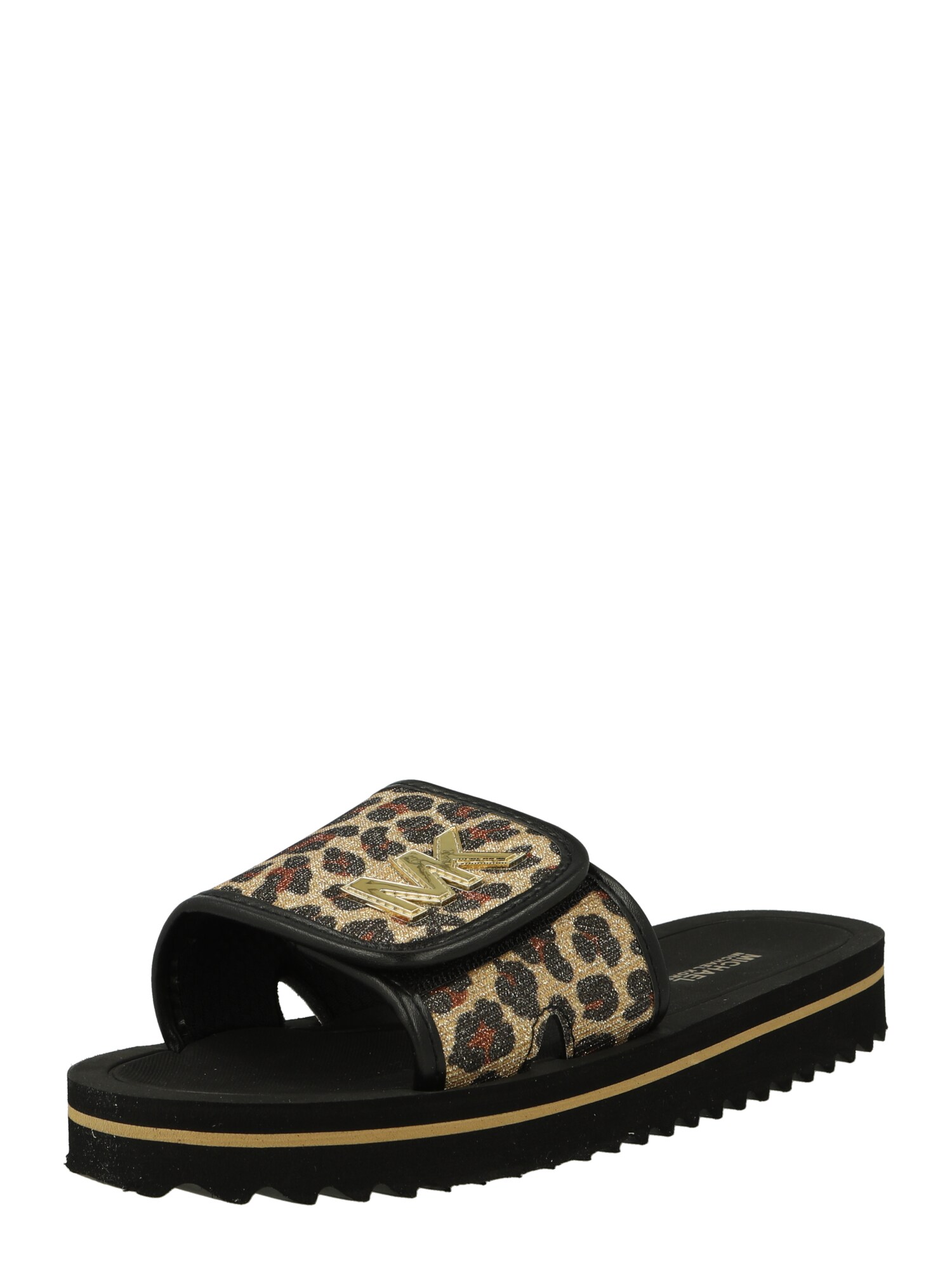 Michael Kors Kids Atviri batai 'Eli' smėlio spalva / ruda / auksas / juoda