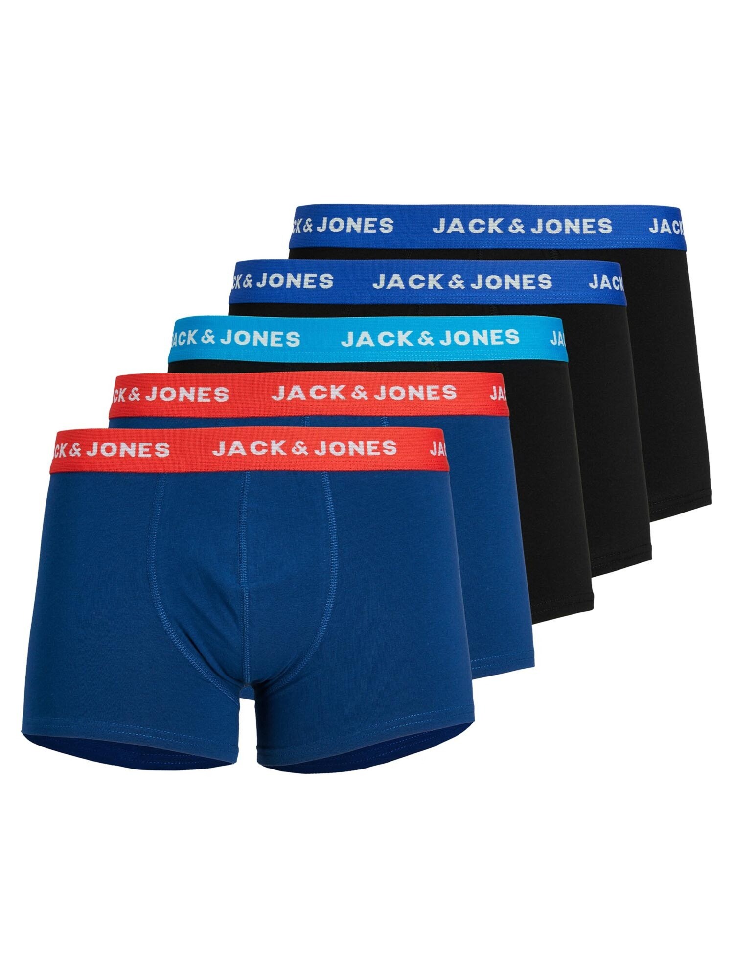JACK & JONES Boxerky 'Sense'  modrá / čierna