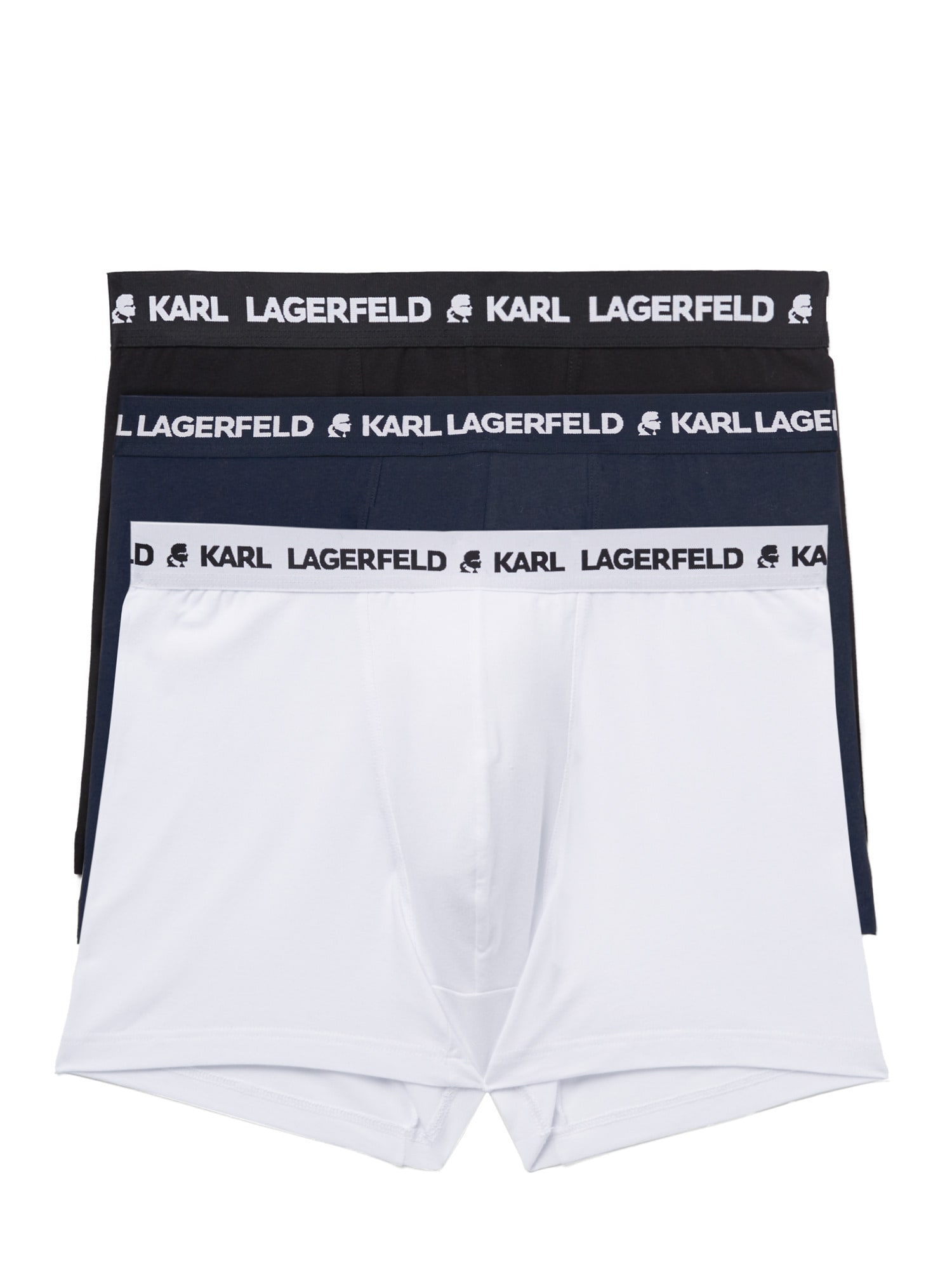 Karl Lagerfeld Boxeri  albastru marin / negru / alb / alb murdar