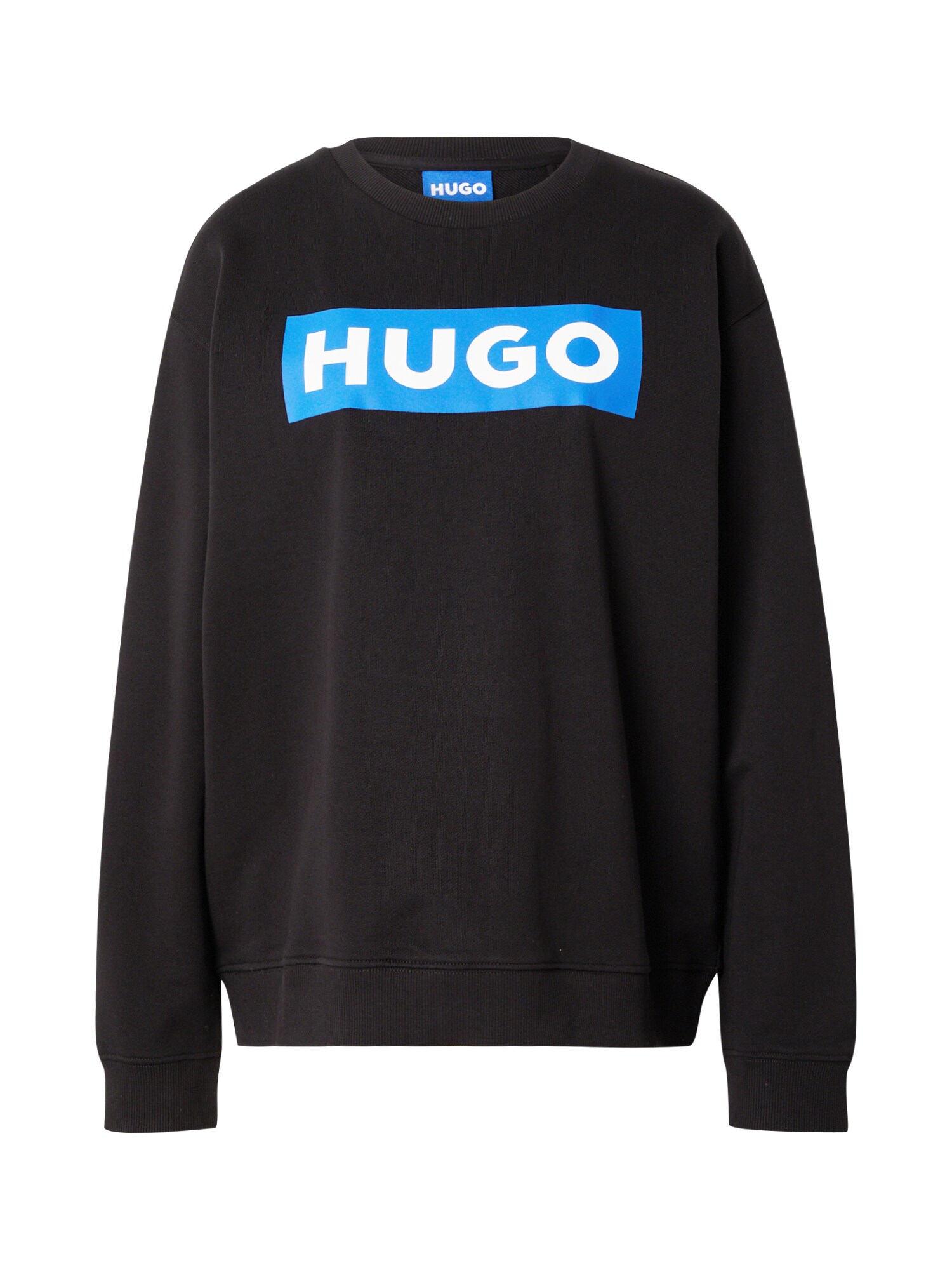 HUGO Tréning póló 'Classic'  égkék / fekete / fehér akciós termékkép 1