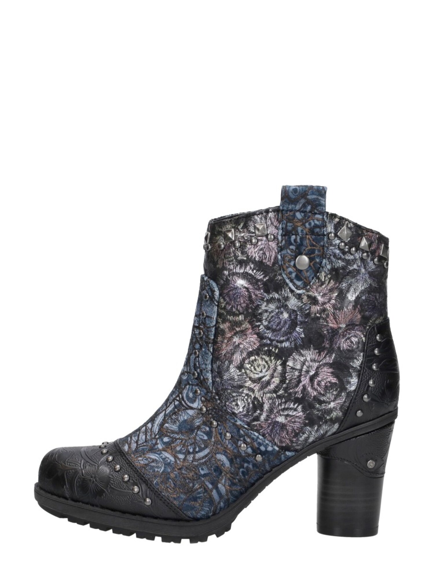 Mustang Boots 'Enkellaarsjes Hak' Zwart