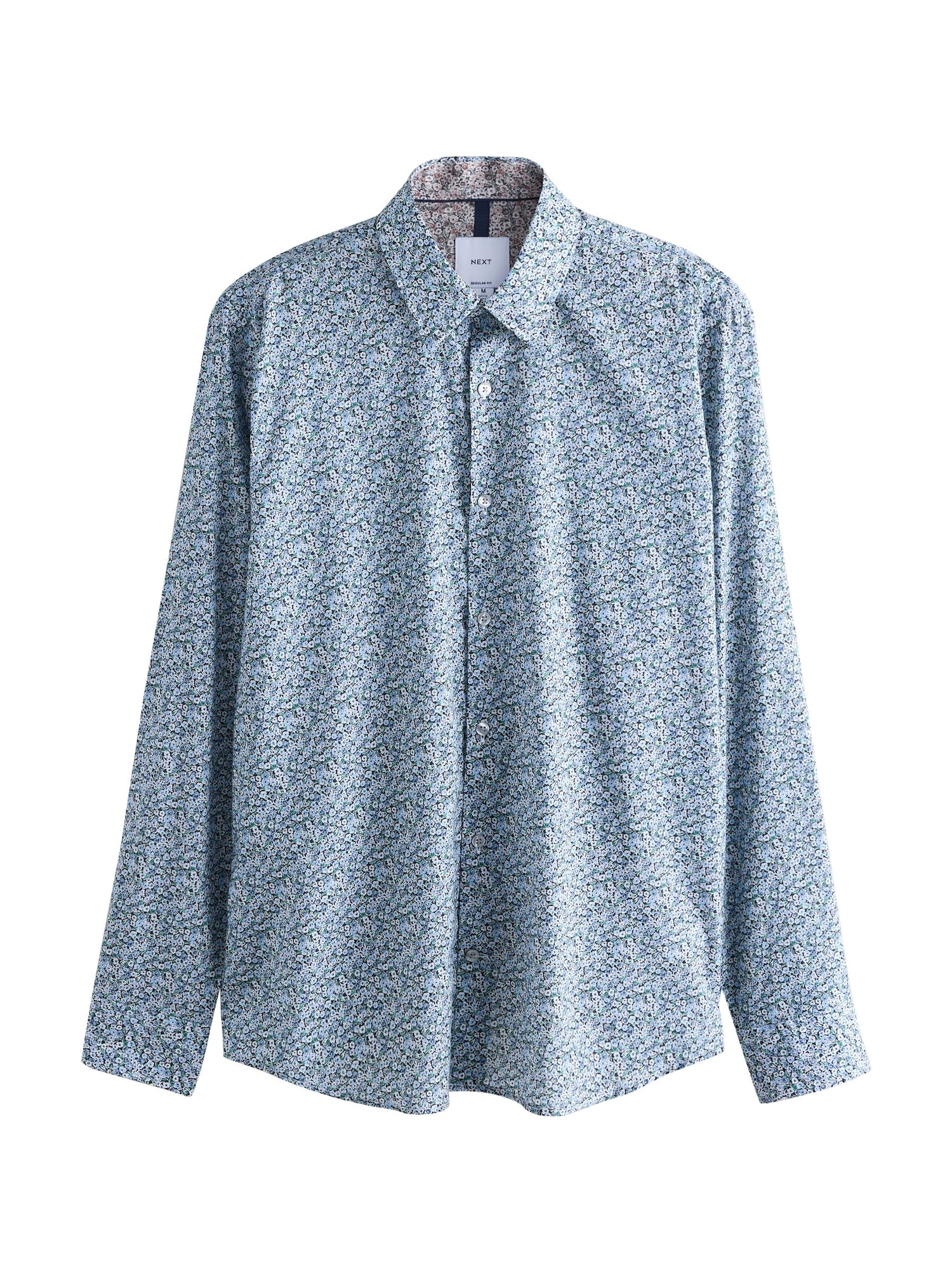 Next Cămașă  albastru / albastru marin / verde smarald / alb