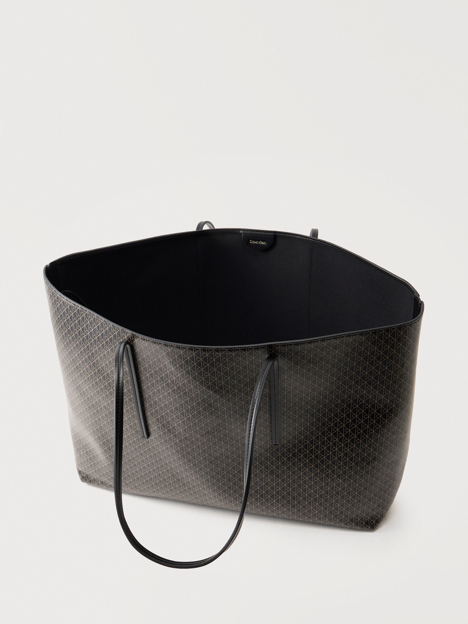 Calvin Klein Shopper  krémová / čierna (obrázok 3)