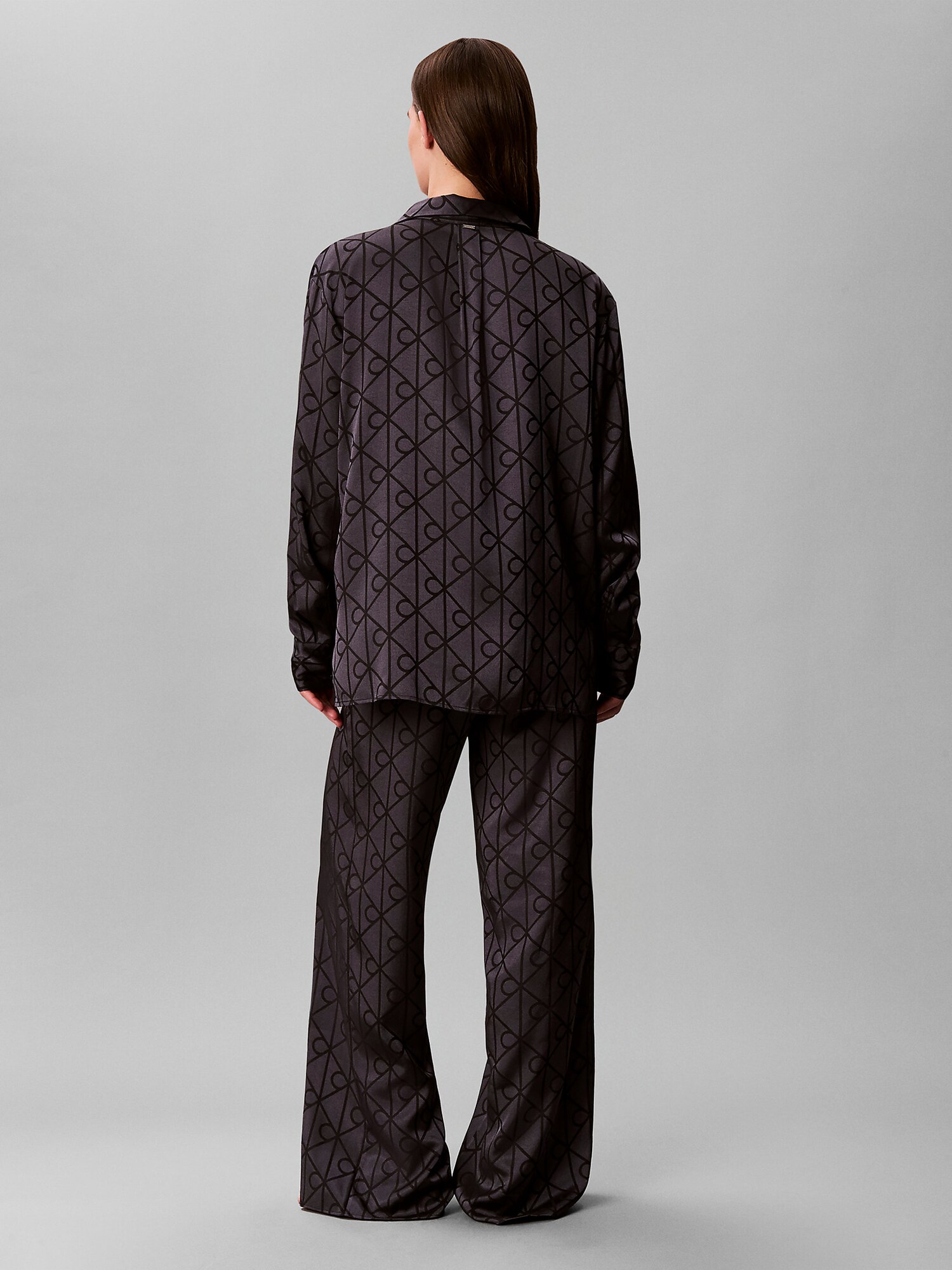 Calvin Klein Underwear Pijama  gris / negro – imagen 4