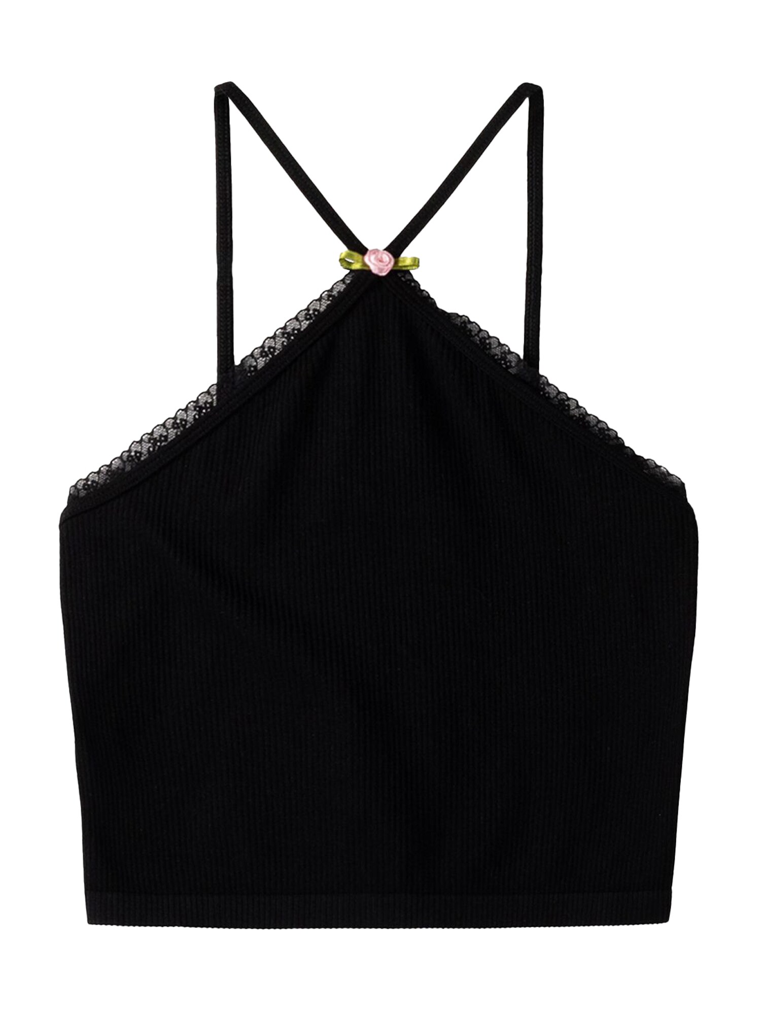 Bershka Top  negru