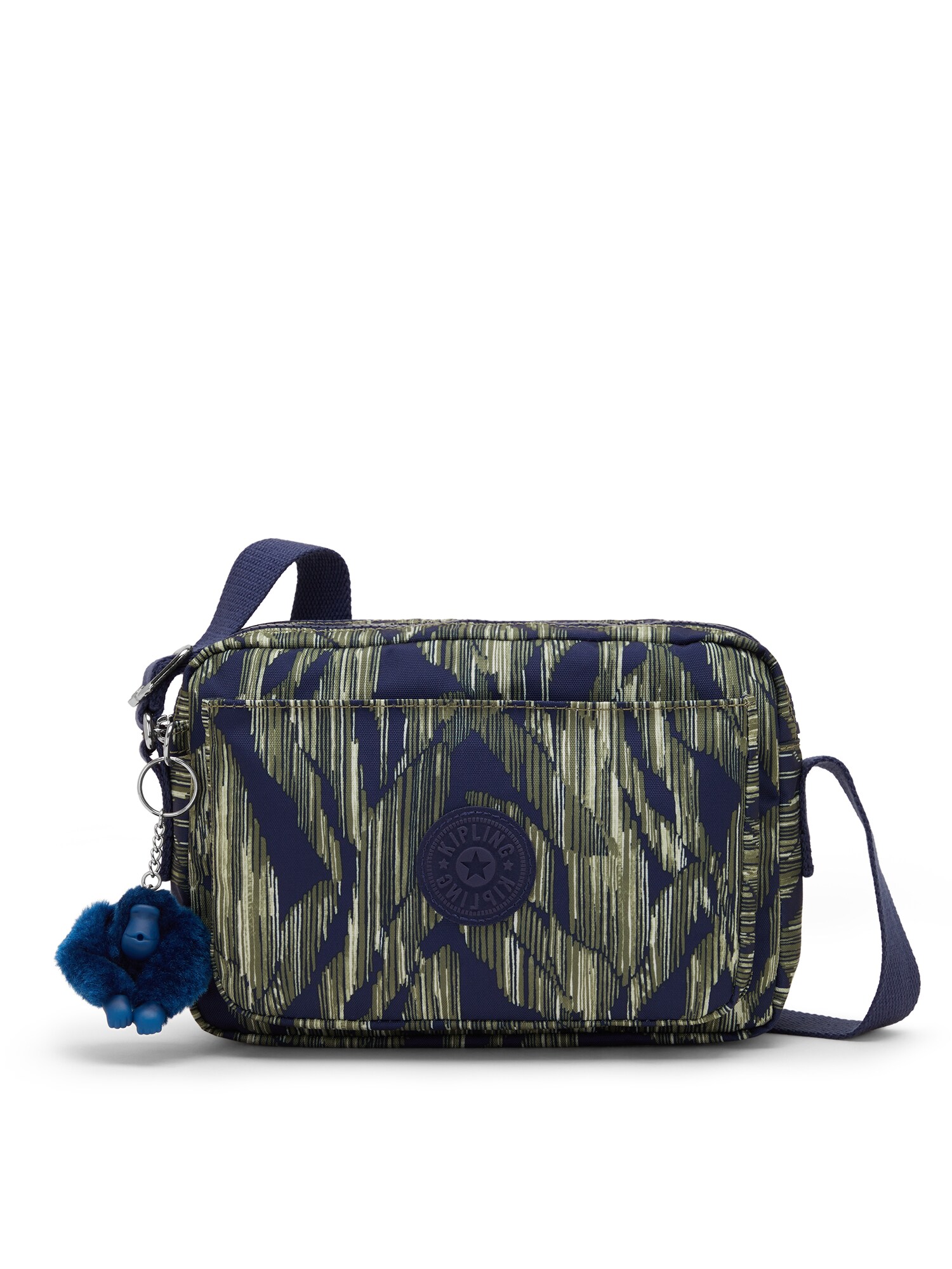 KIPLING Geantă de umăr Abanu M bleumarin / oliv / verde pastel