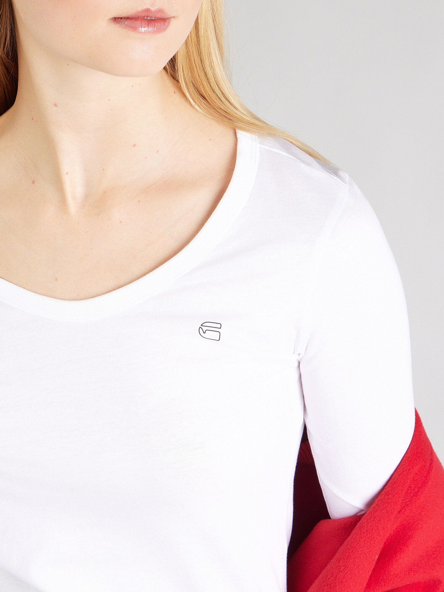 G-STAR Camiseta negro / blanco – imagen 12