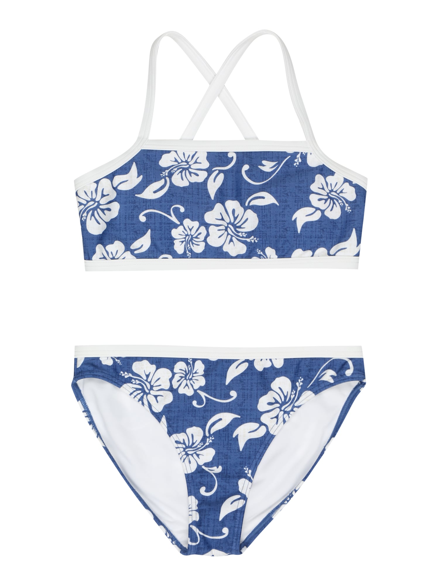 Abercrombie & Fitch Bikinis mėlyna / balta