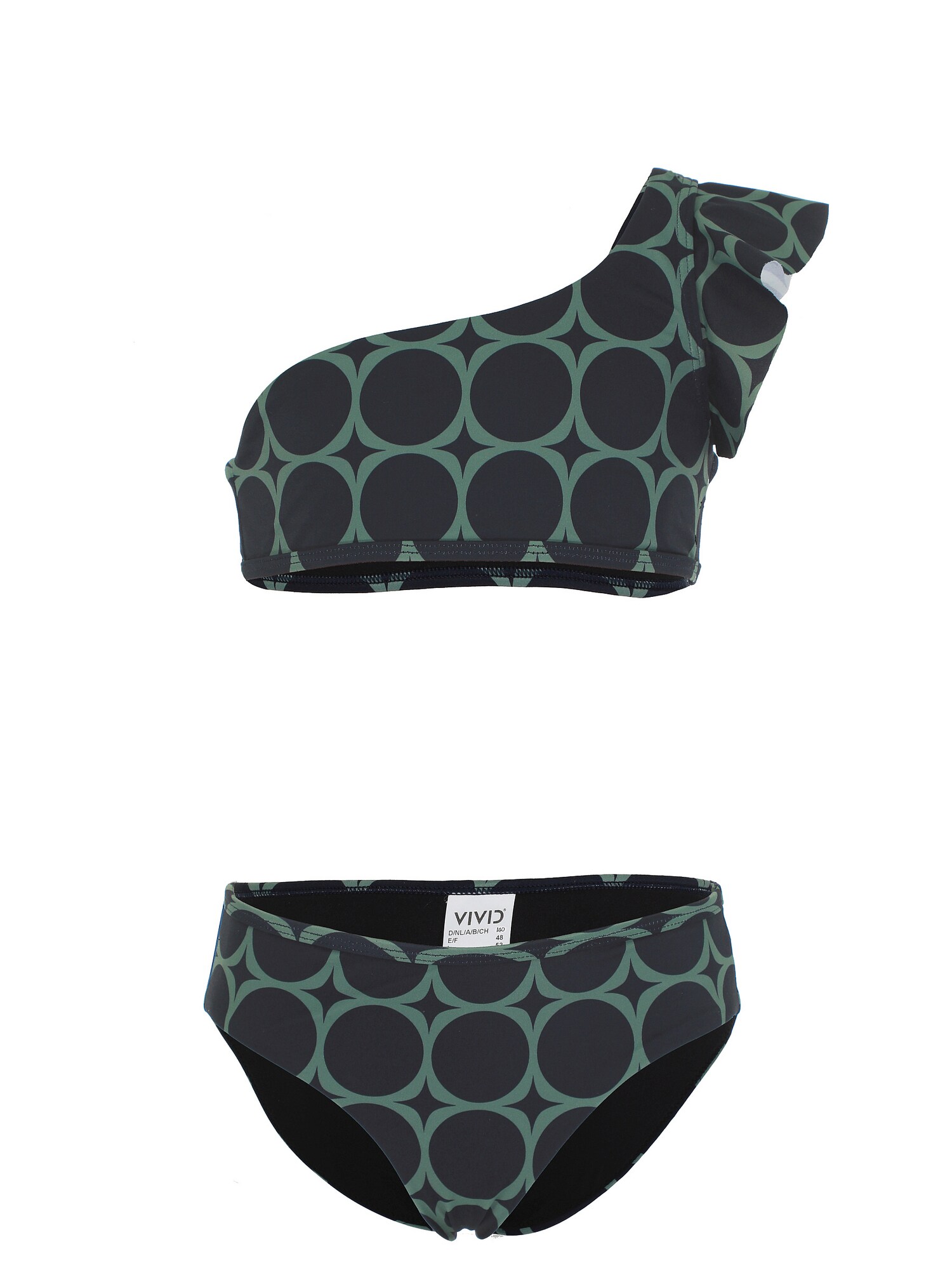 VIVID Bikiny tmavomodrá / tmavozelená