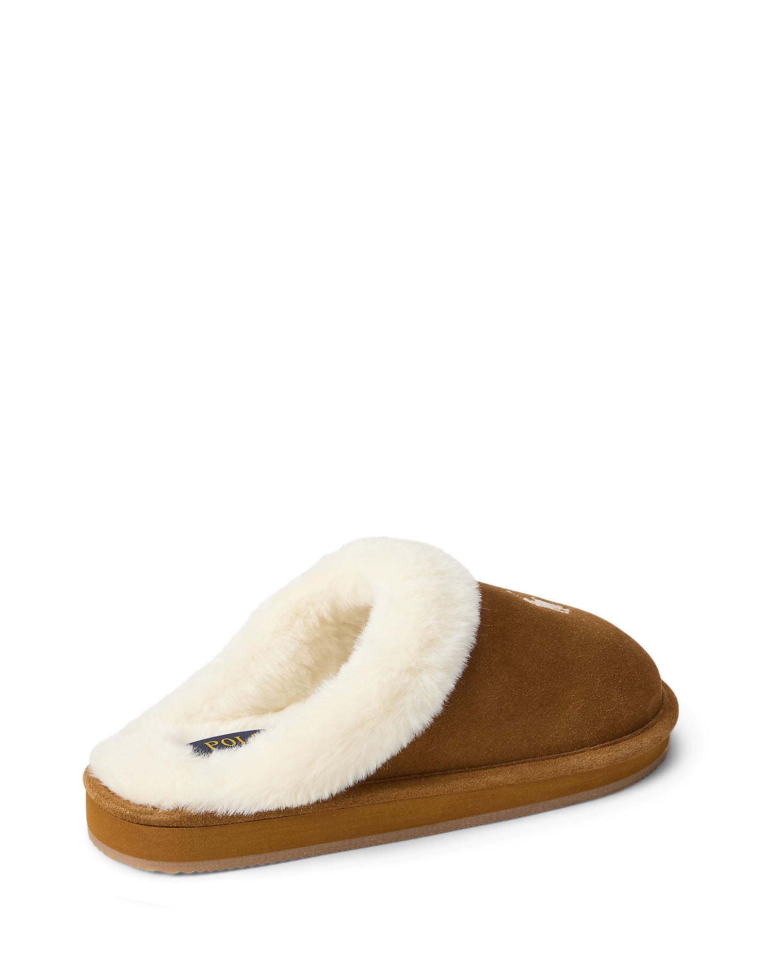 Polo Ralph Lauren Zapatillas de casa 'KAYLEIGH' camelo / offwhite – imagen 2