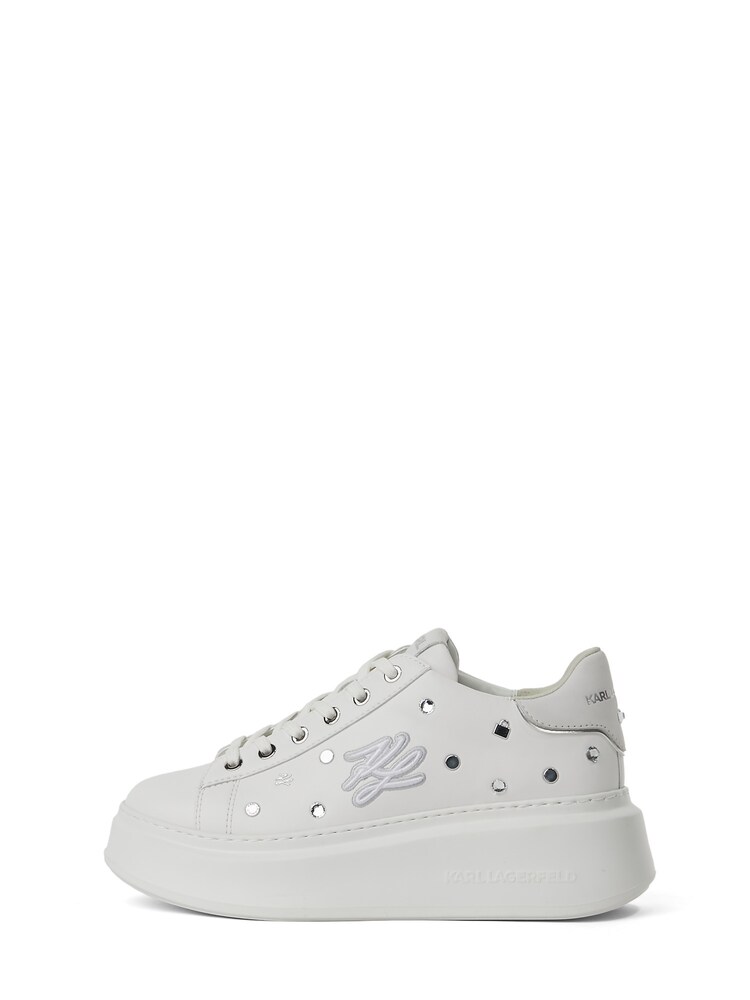 Karl Lagerfeld Sneaker Damen Größe 40 silber / weiß