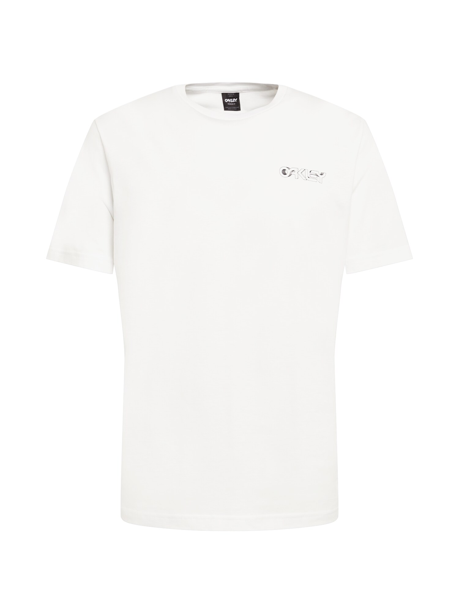 OAKLEY Sportiniai marškinėliai 'Interstellar' pilka / juoda / balta