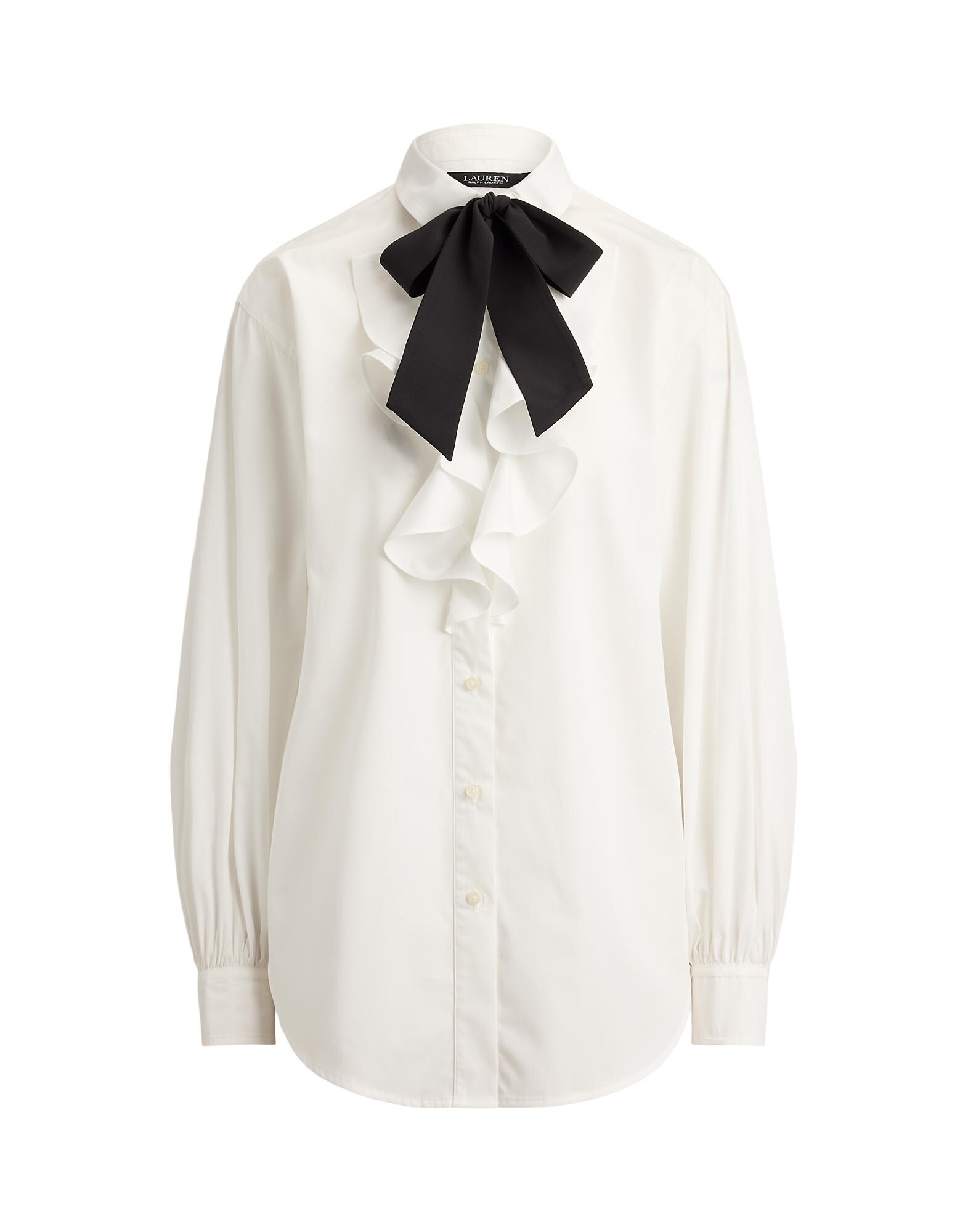 Lauren Ralph Lauren Bluză negru / alb