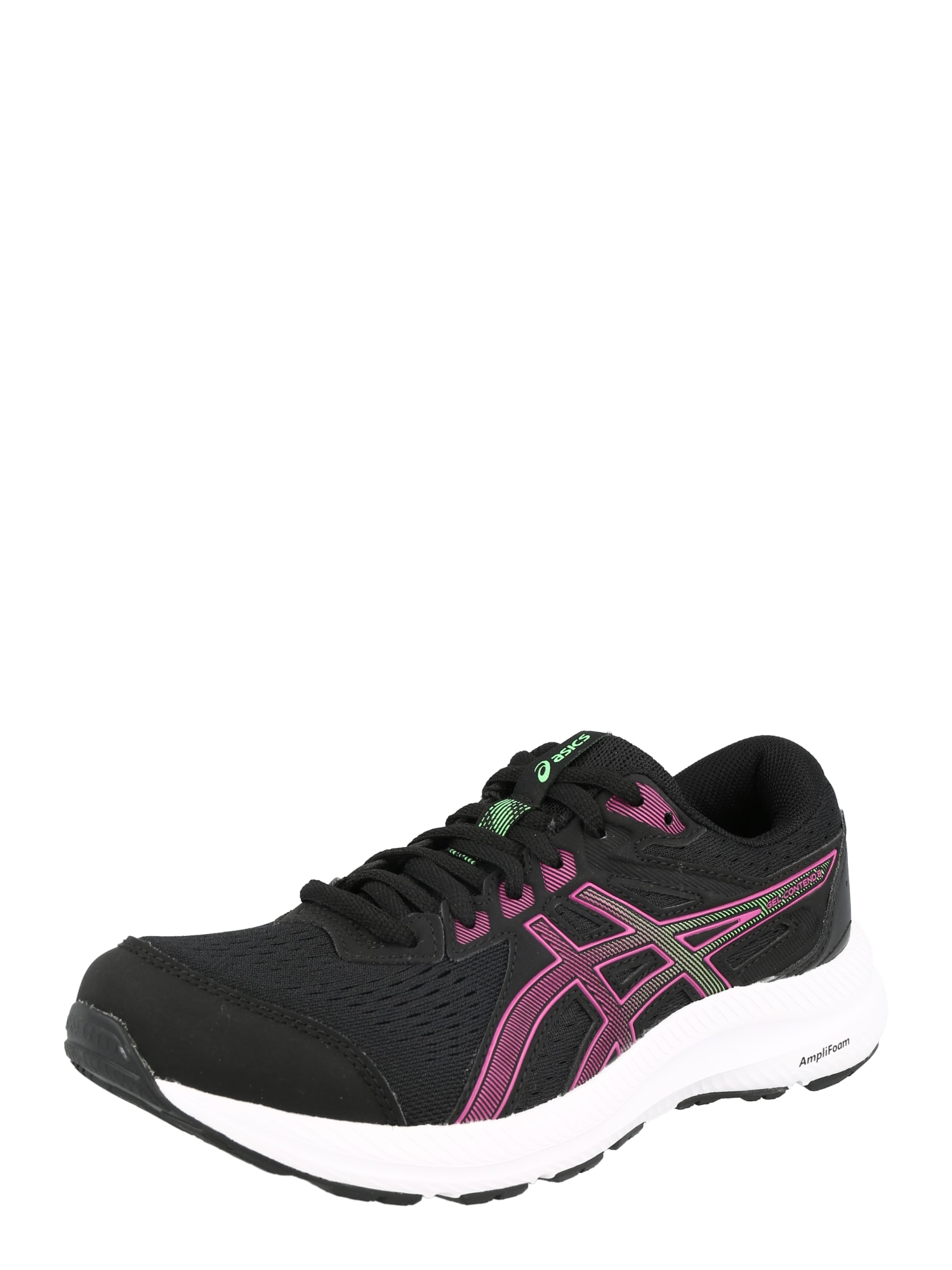ASICS Bėgimo batai 'Contend 8' mėtų spalva / purpurinė / juoda