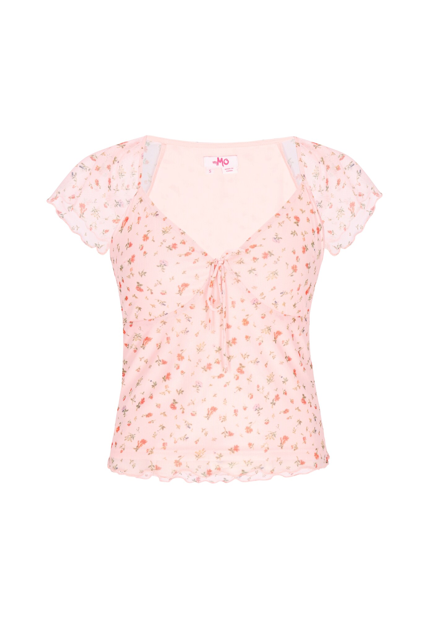 MYMO Camiseta 'Young Fashion'  azul / verde / naranja / rosé