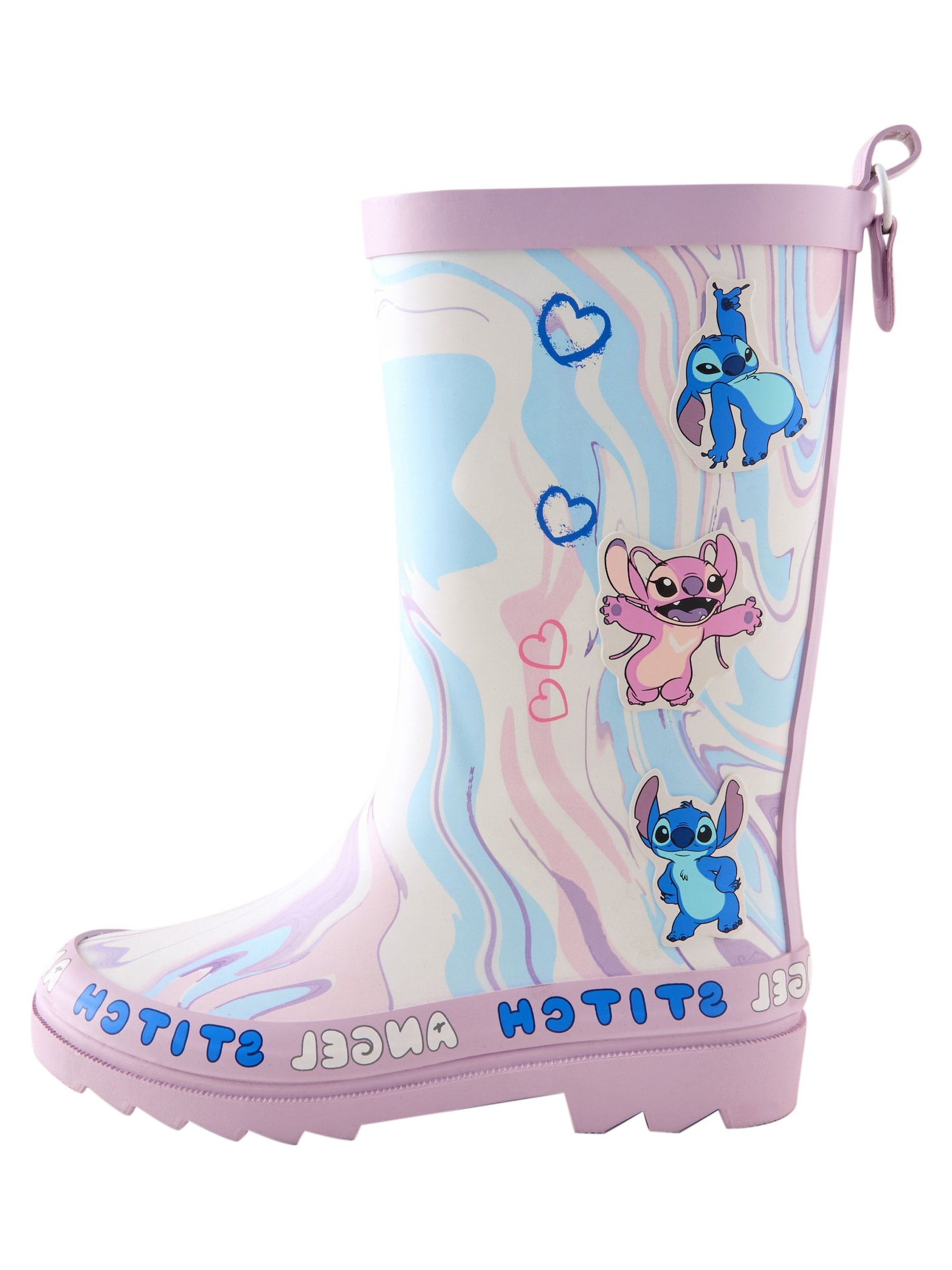 Next Cizme de cauciuc Wellies  bej deschis / albastru / azuriu / mov liliachiu