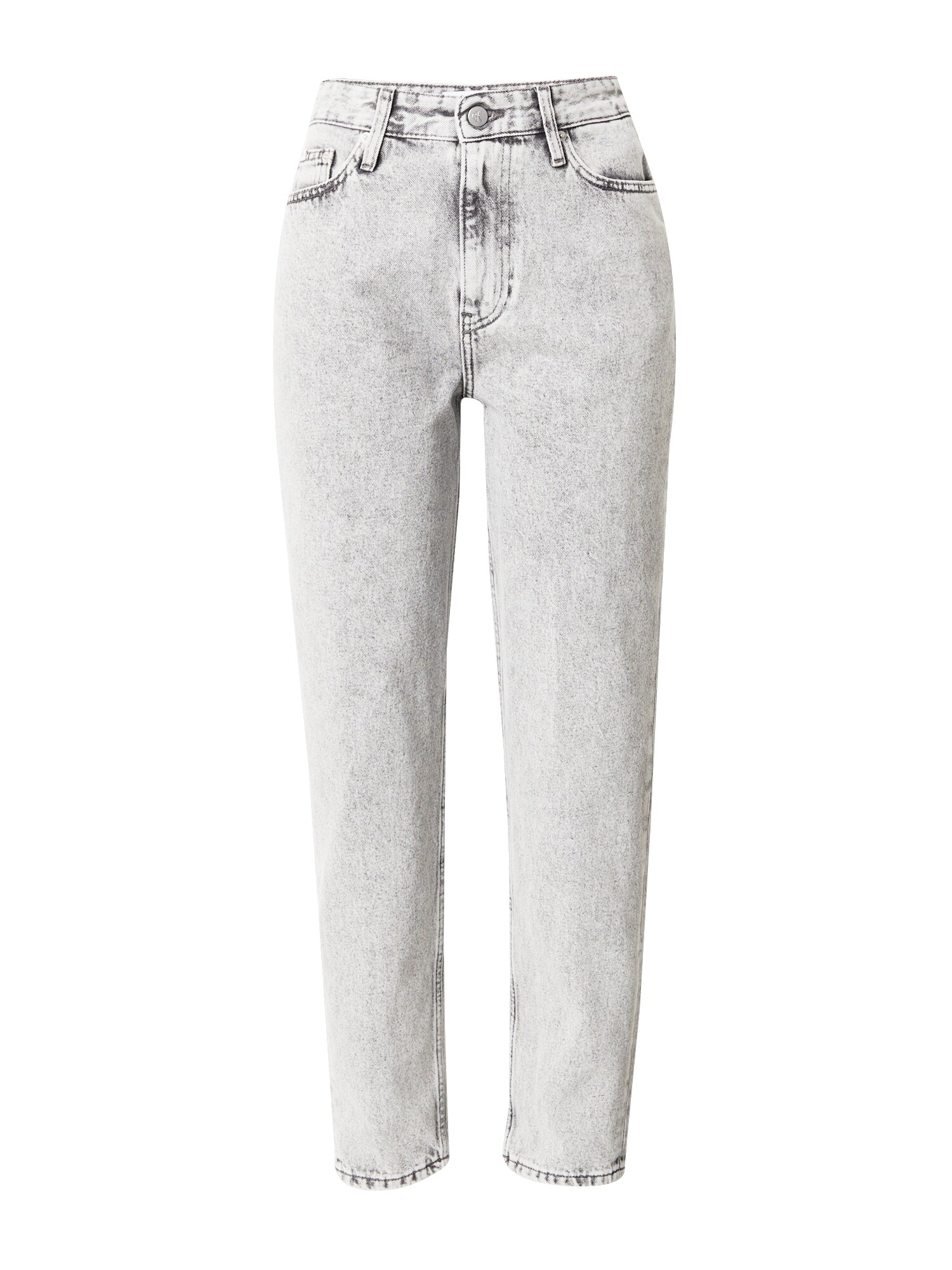 Calvin Klein Jeans Džínsy 'MOM Jeans'  svetlosivá