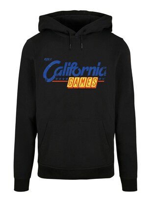 F4NT4STIC Sweatshirt ‘Retro Gaming California GAMES LOGO’ Navy / Geel / Rood / Zwart