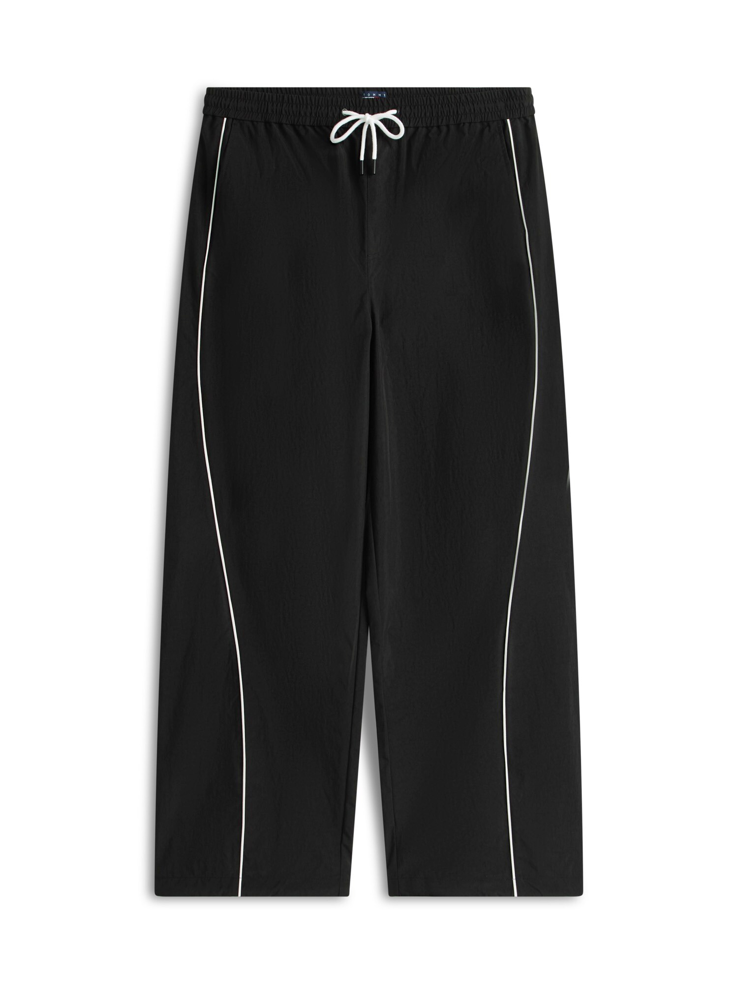 Tommy Jeans Pantalón 'THEO'  negro / blanco