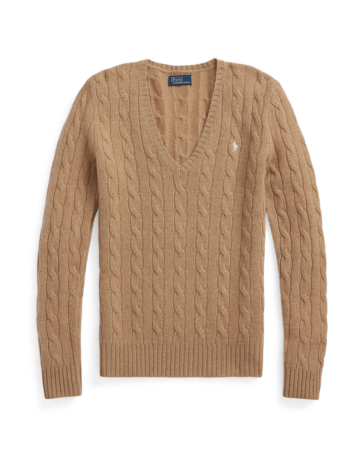 Polo Ralph Lauren Sveter  farba ťavej srsti