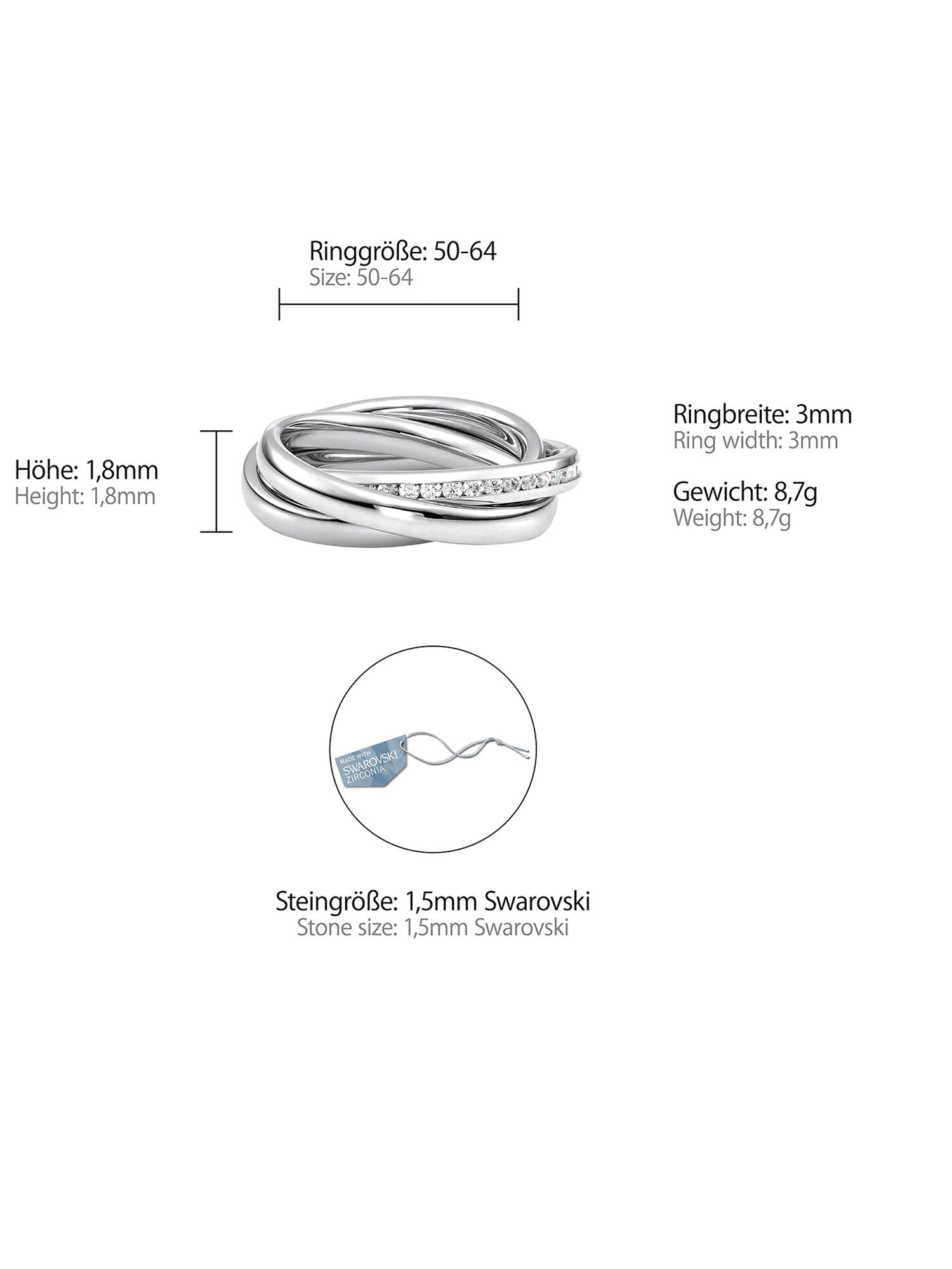Thumbnail - Heideman Damenring