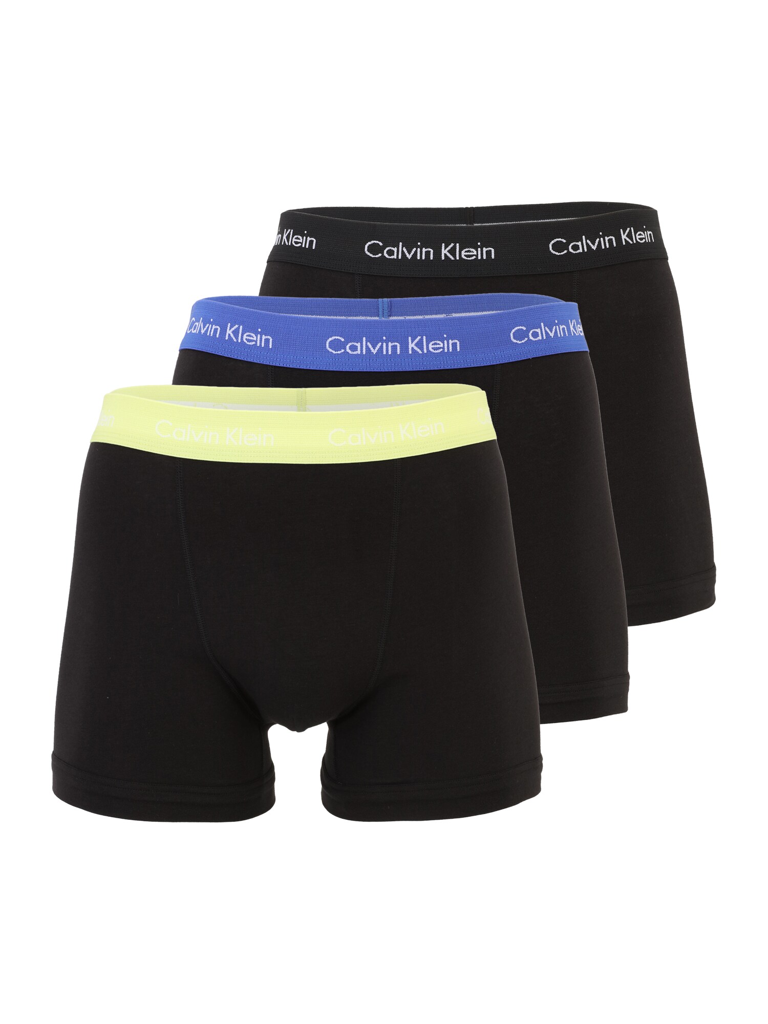 Calvin Klein Underwear Boxeri  albastru / galben neon / negru / alb