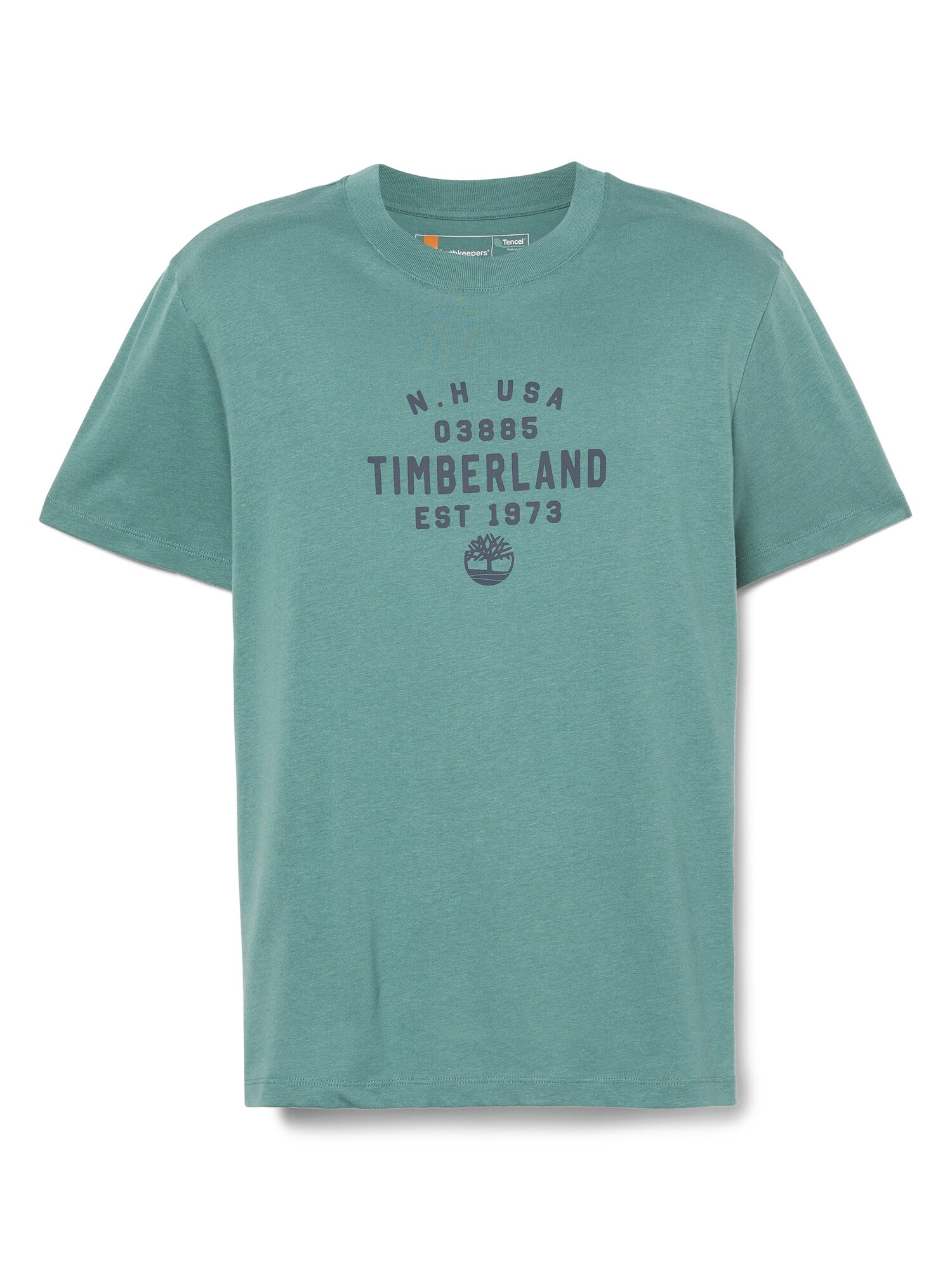 TIMBERLAND Póló  tengerészkék / jáde akciós termékkép 1