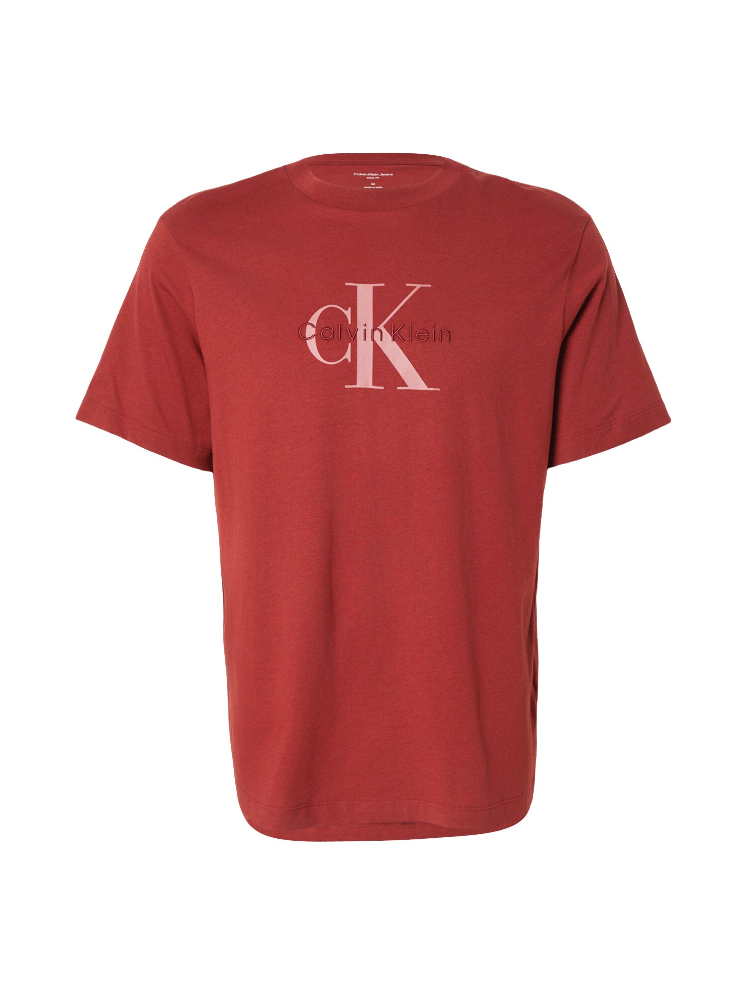 Calvin Klein Jeans Tricou Hero roz pastel / roșu deschis