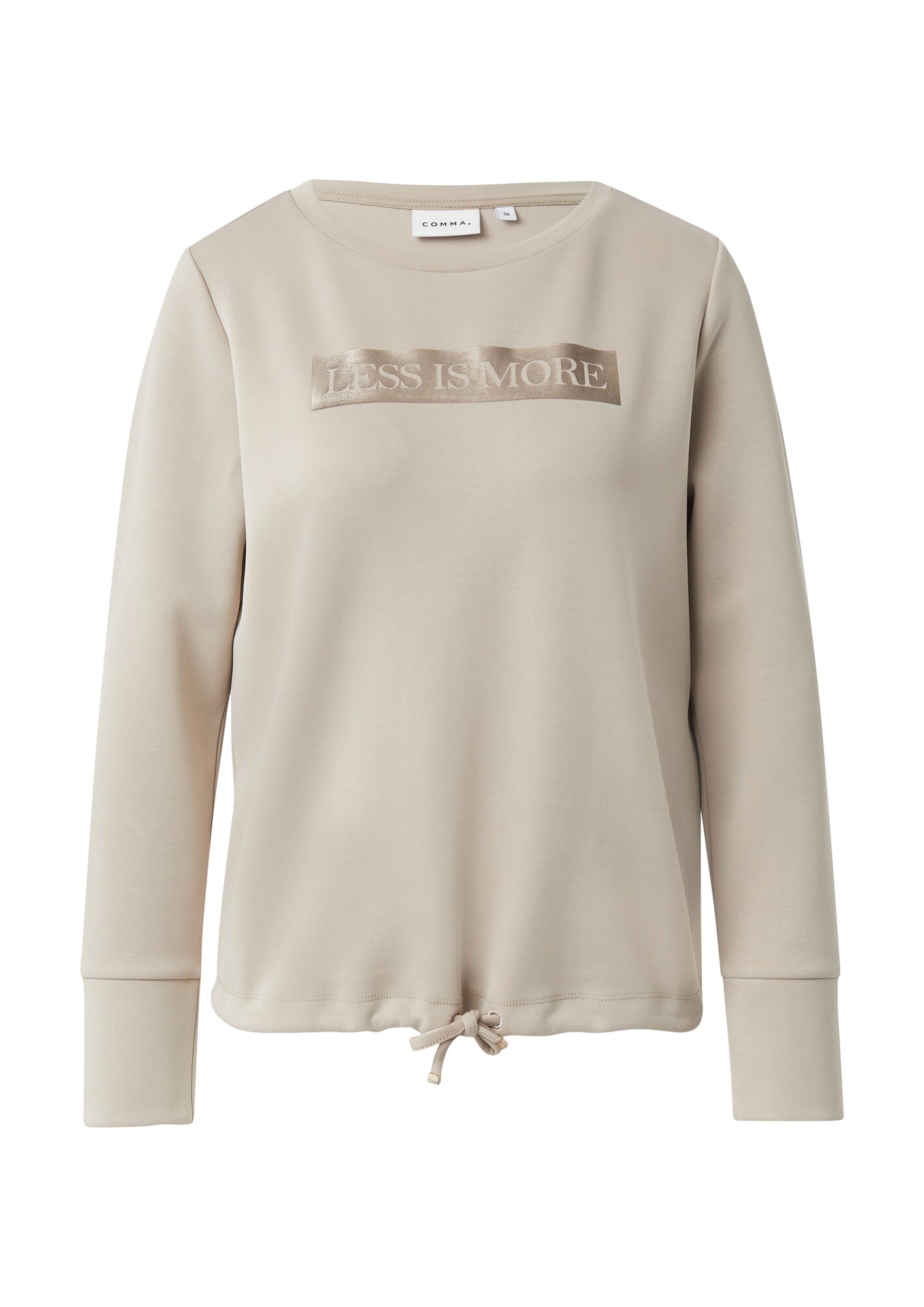 COMMA Sudadera  arena