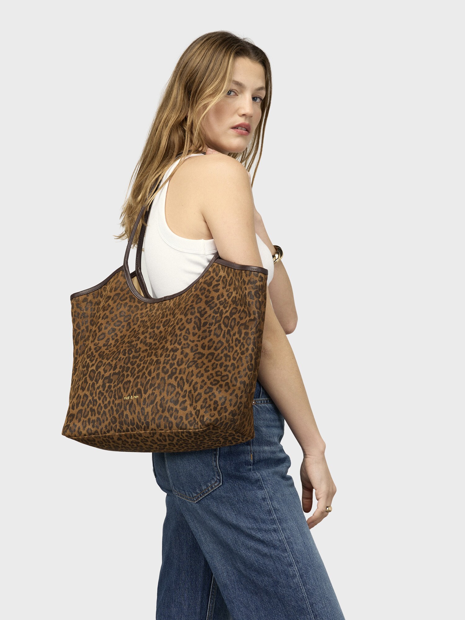 Nat&Nin Shopper ' MILAN ' hnedá (obrázok 4)
