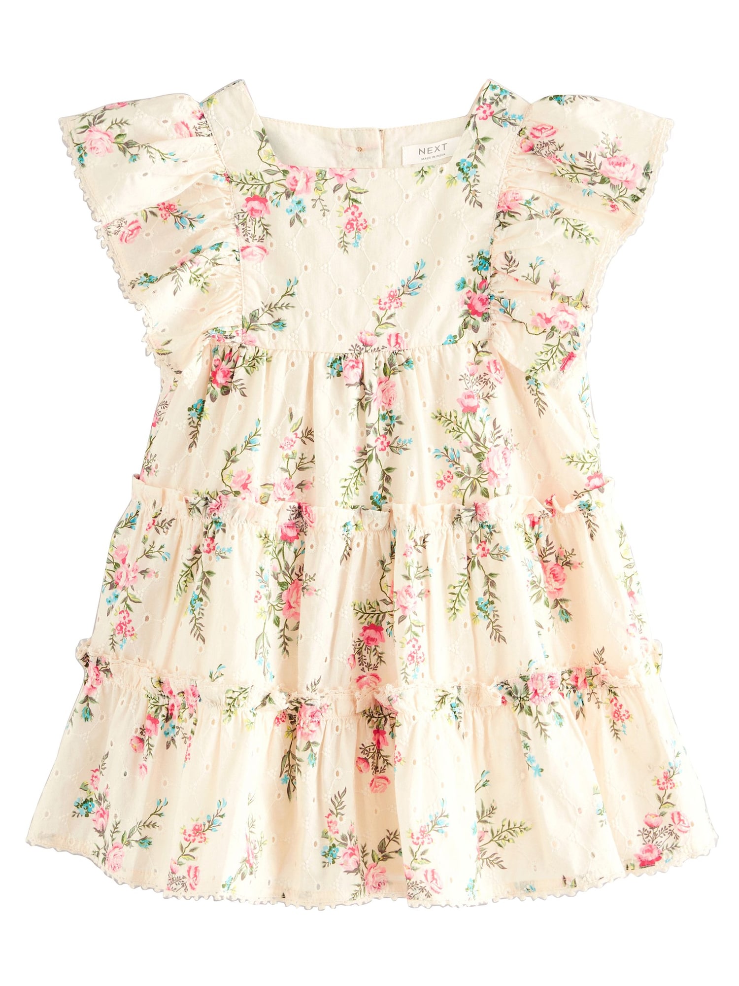 Next Rochie  bej / verde / roz