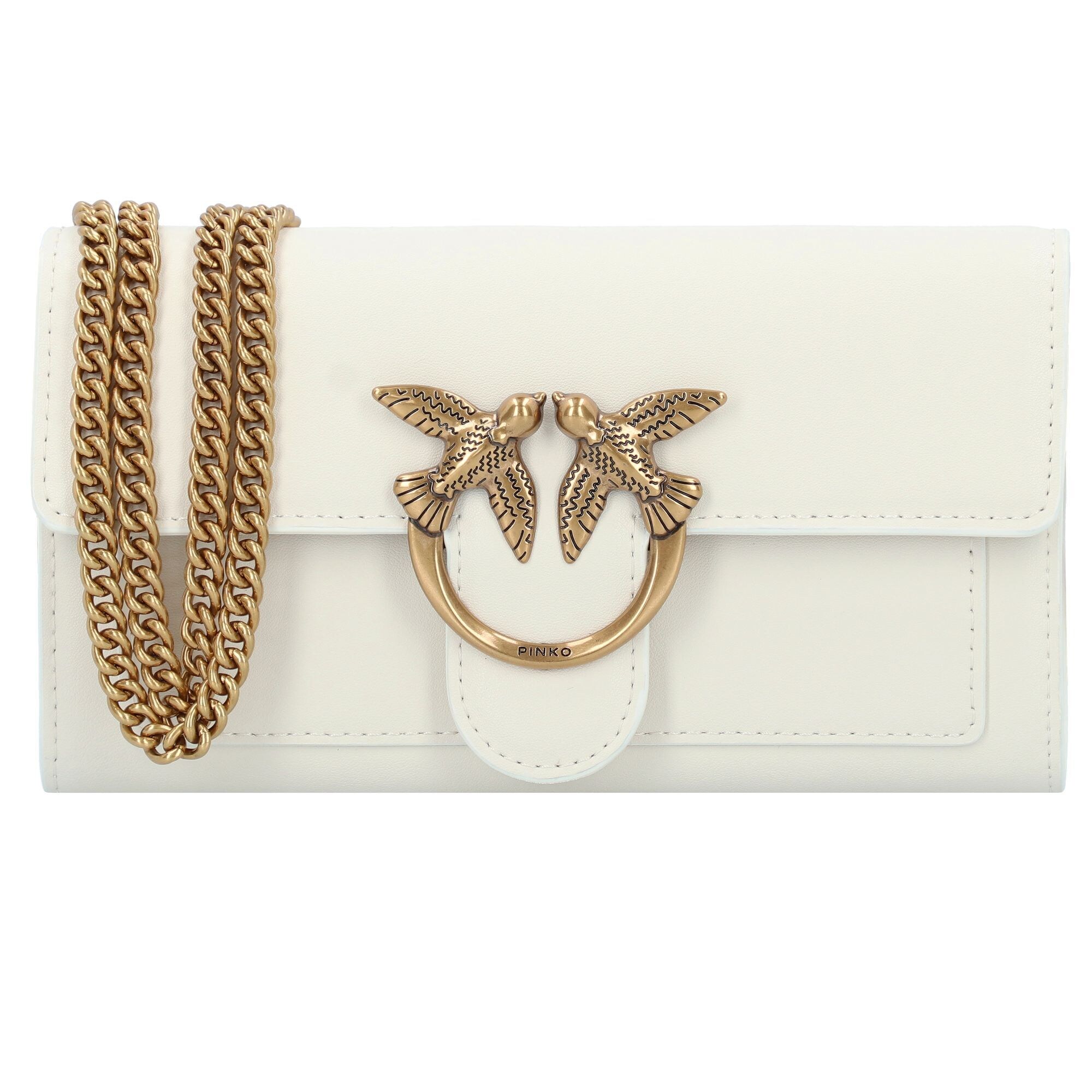 PINKO Clutch Love One  bej / auriu